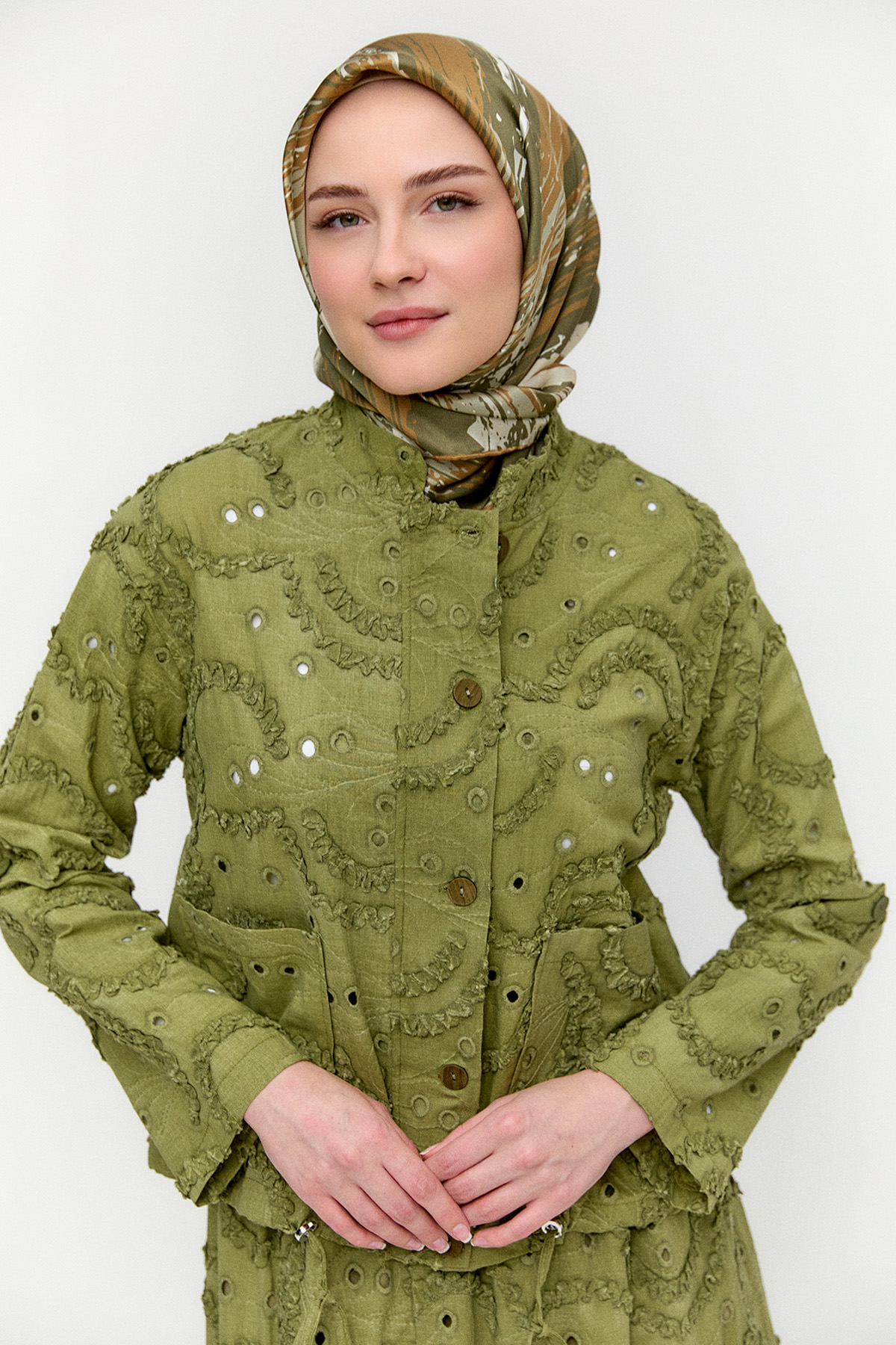 Ceket Etek İkili Yazlık Takım, Tesettür Giyim