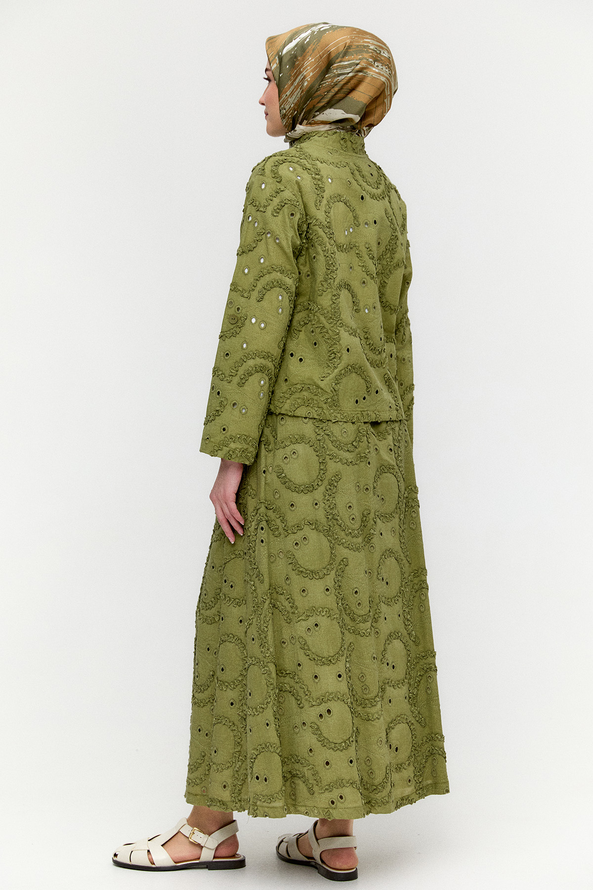 Ceket Etek İkili Yazlık Takım, Tesettür Giyim