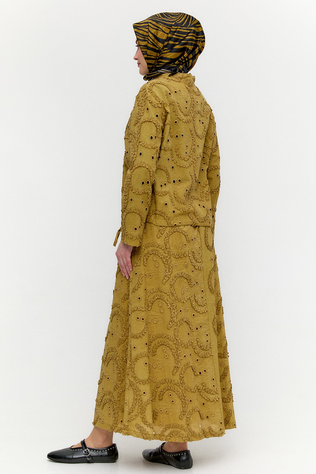 Ceket Etek İkili Yazlık Takım, Tesettür Giyim