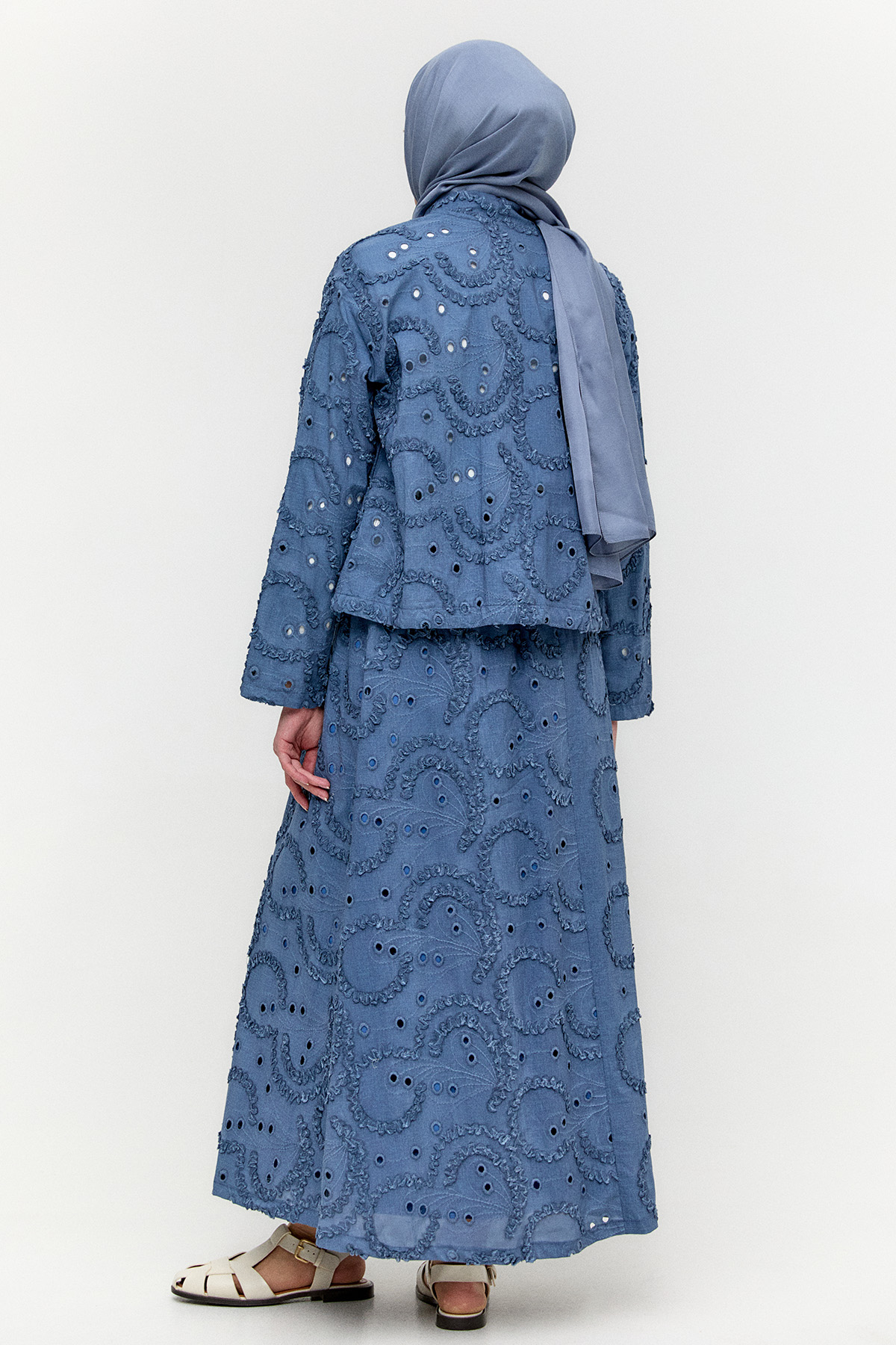 Ceket Etek İkili Yazlık Takım, Tesettür Giyim