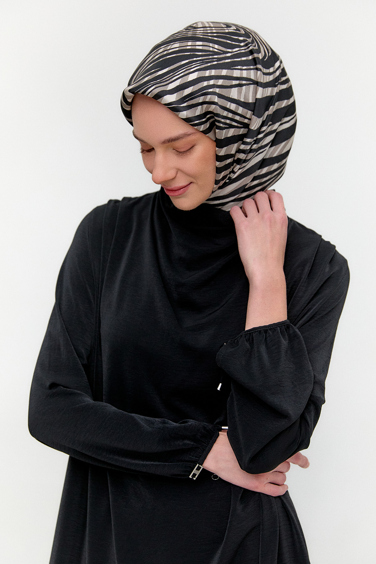 Degaje Yaka Stoperli İkili Takım, Tesettür Giyim