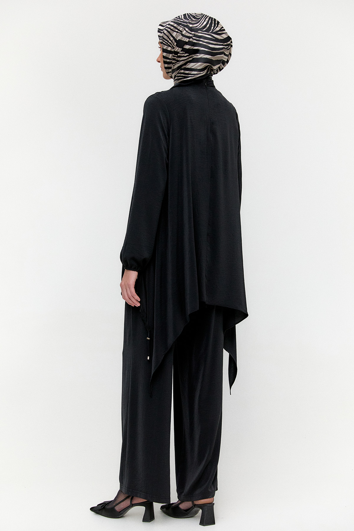 Degaje Yaka Stoperli İkili Takım, Tesettür Giyim