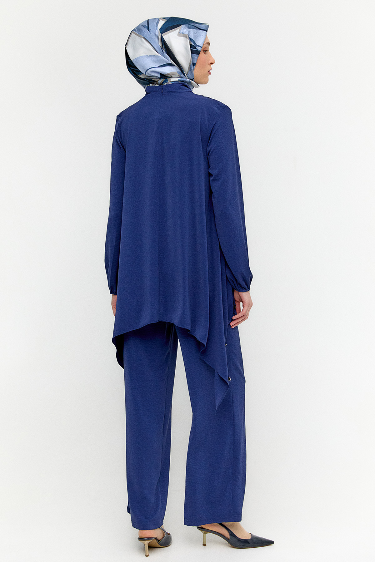 Degaje Yaka Stoperli İkili Takım, Tesettür Giyim