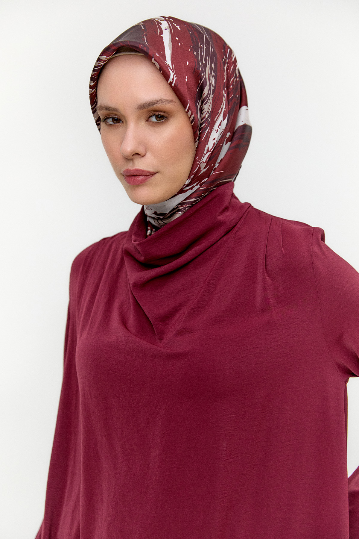 Degaje Yaka Stoperli İkili Takım, Tesettür Giyim