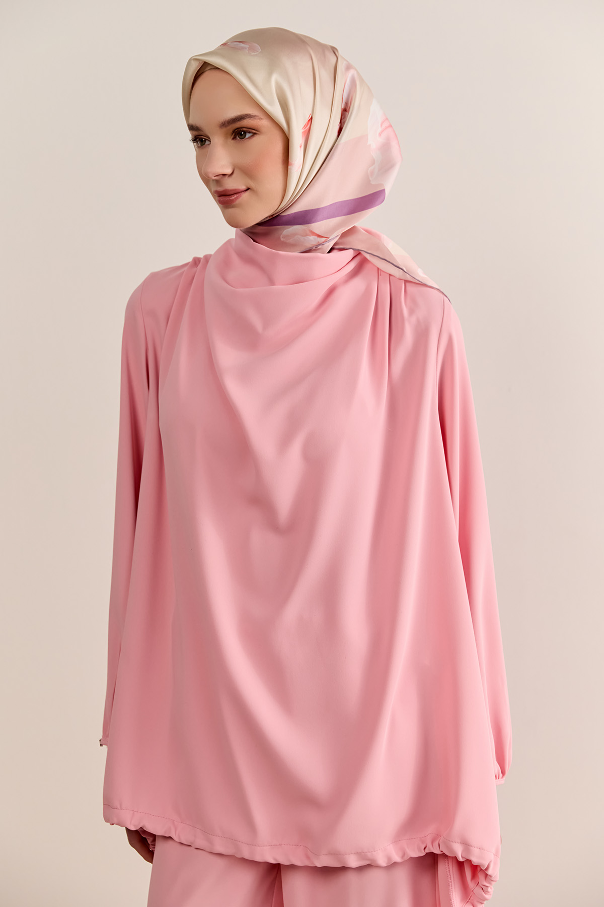 Degaje Yaka Stoperli İkili Takım, Tesettür Giyim