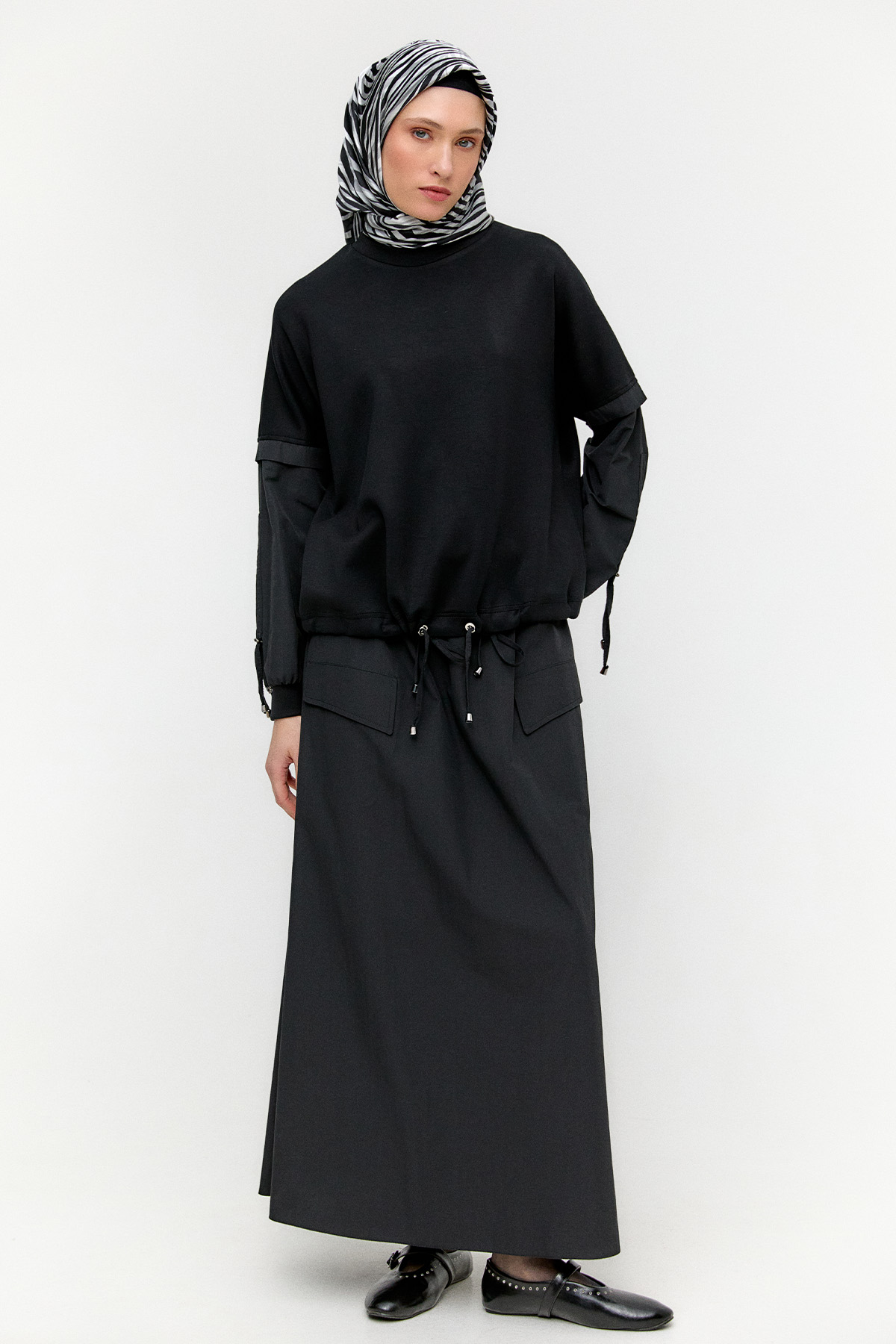 Pamuklu Modal İkili Takım, Tesettür Giyim