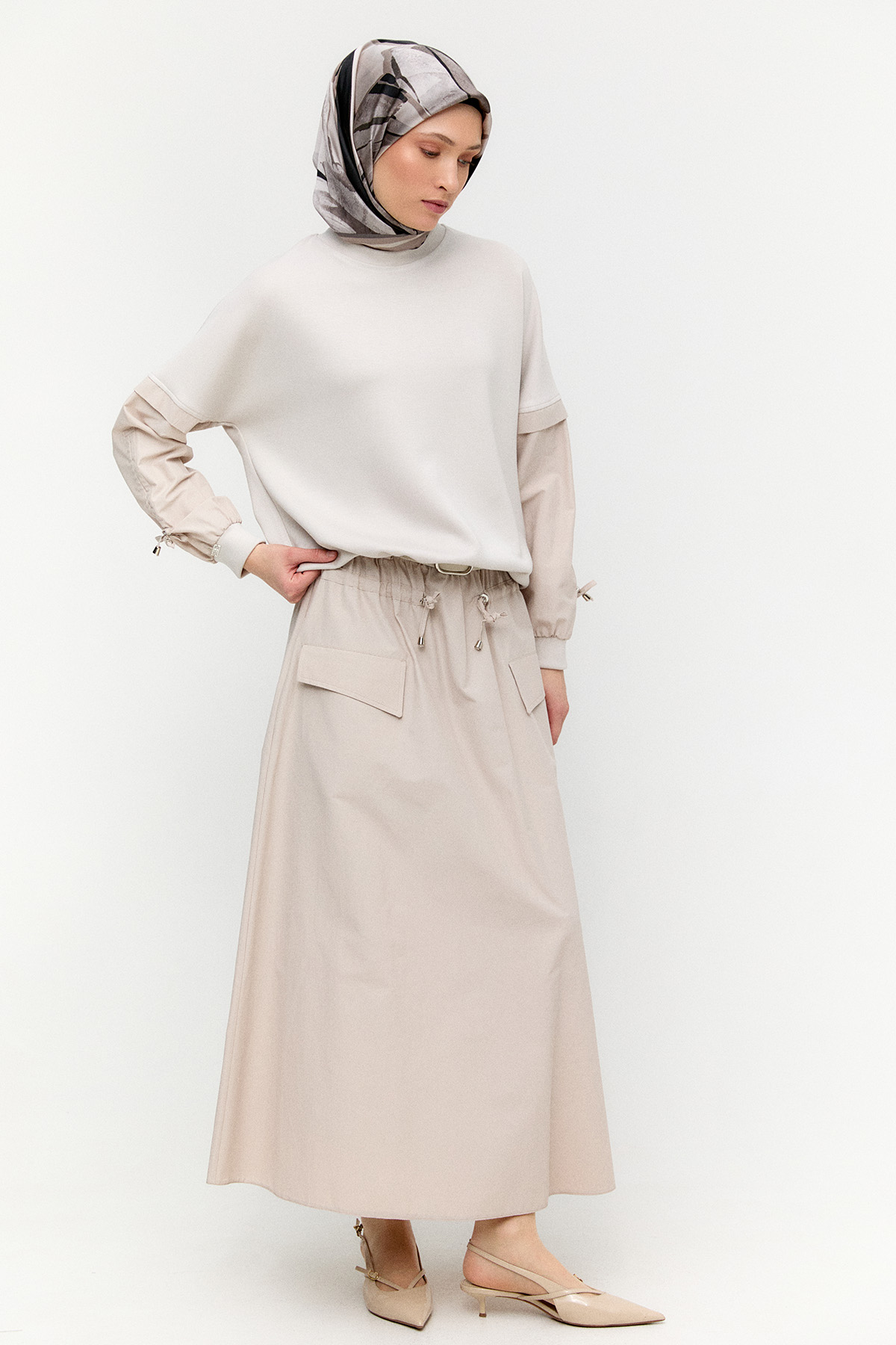 Pamuklu Modal İkili Takım, Tesettür Giyim