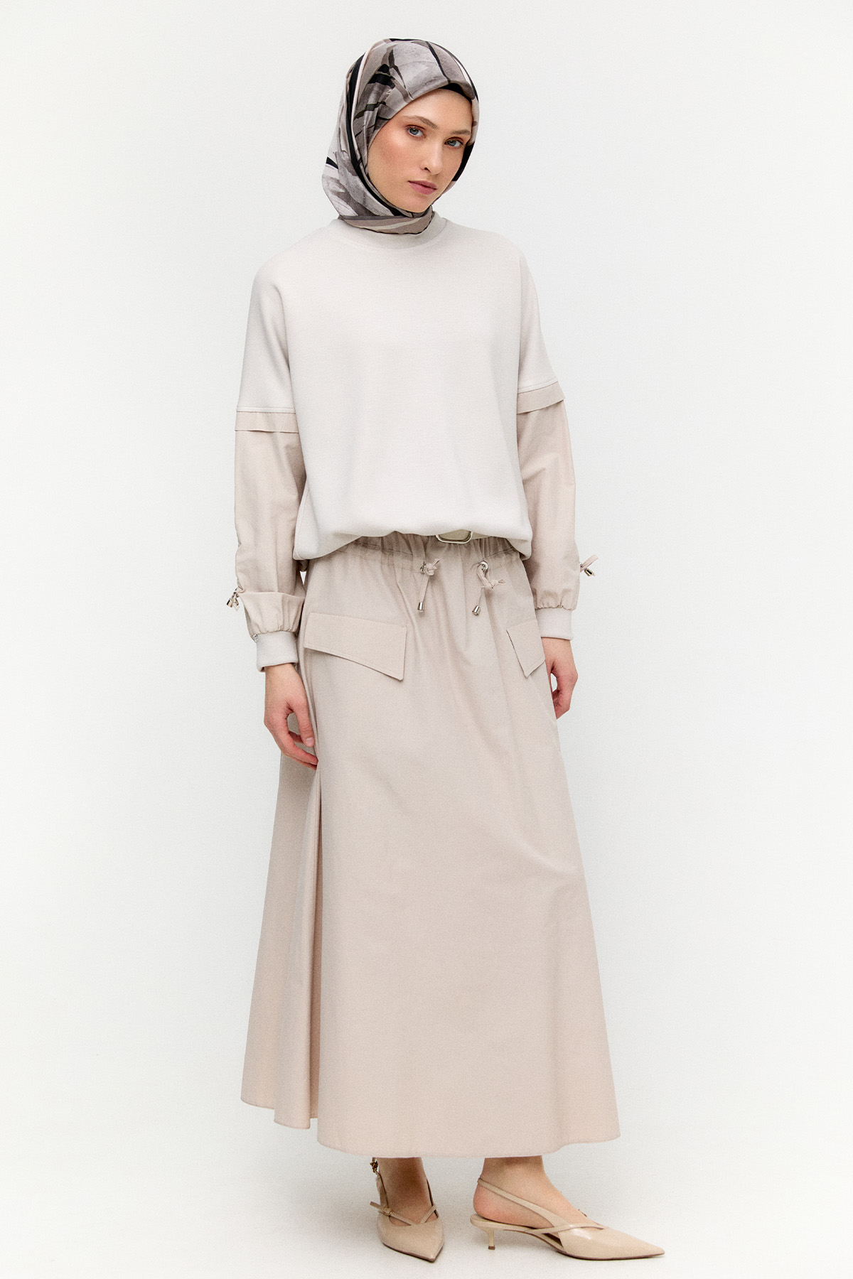 Pamuklu Modal İkili Takım, Tesettür Giyim