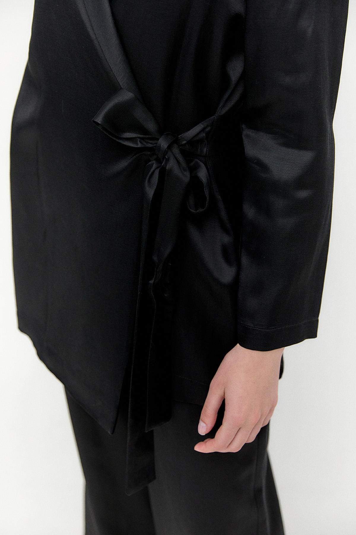 Jakarlı Kuşaklı İkili Takım, Tesettür Giyim