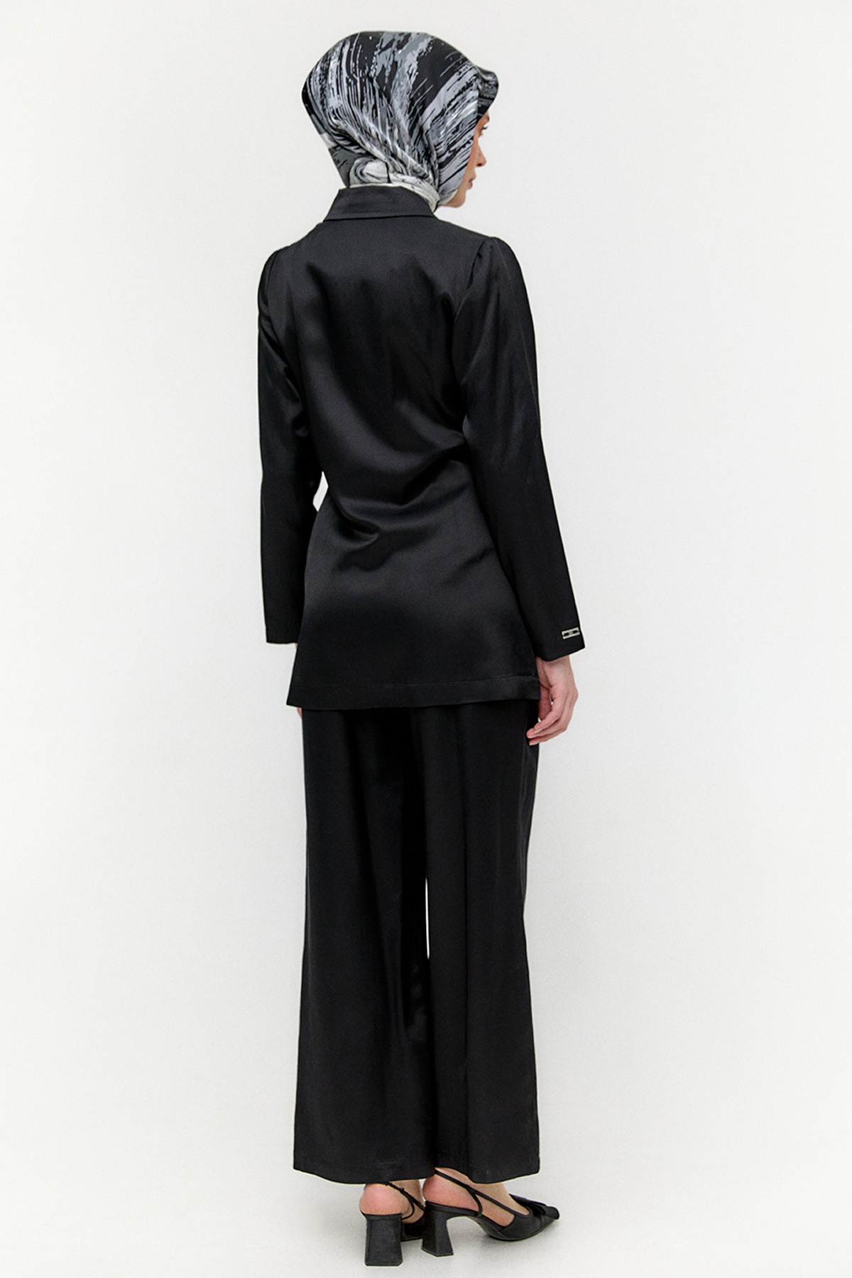 Jakarlı Kuşaklı İkili Takım, Tesettür Giyim