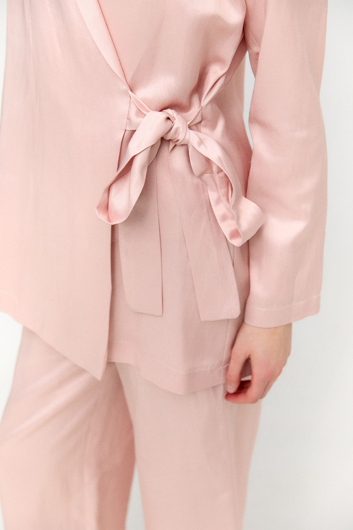 Jakarlı Kuşaklı İkili Takım, Tesettür Giyim