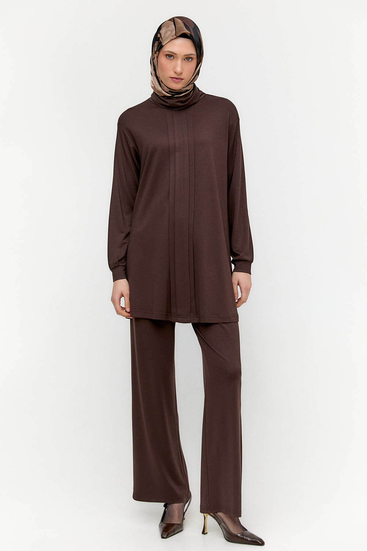 Pilikaşeli Modal İkili Takım, Tesettür Giyim