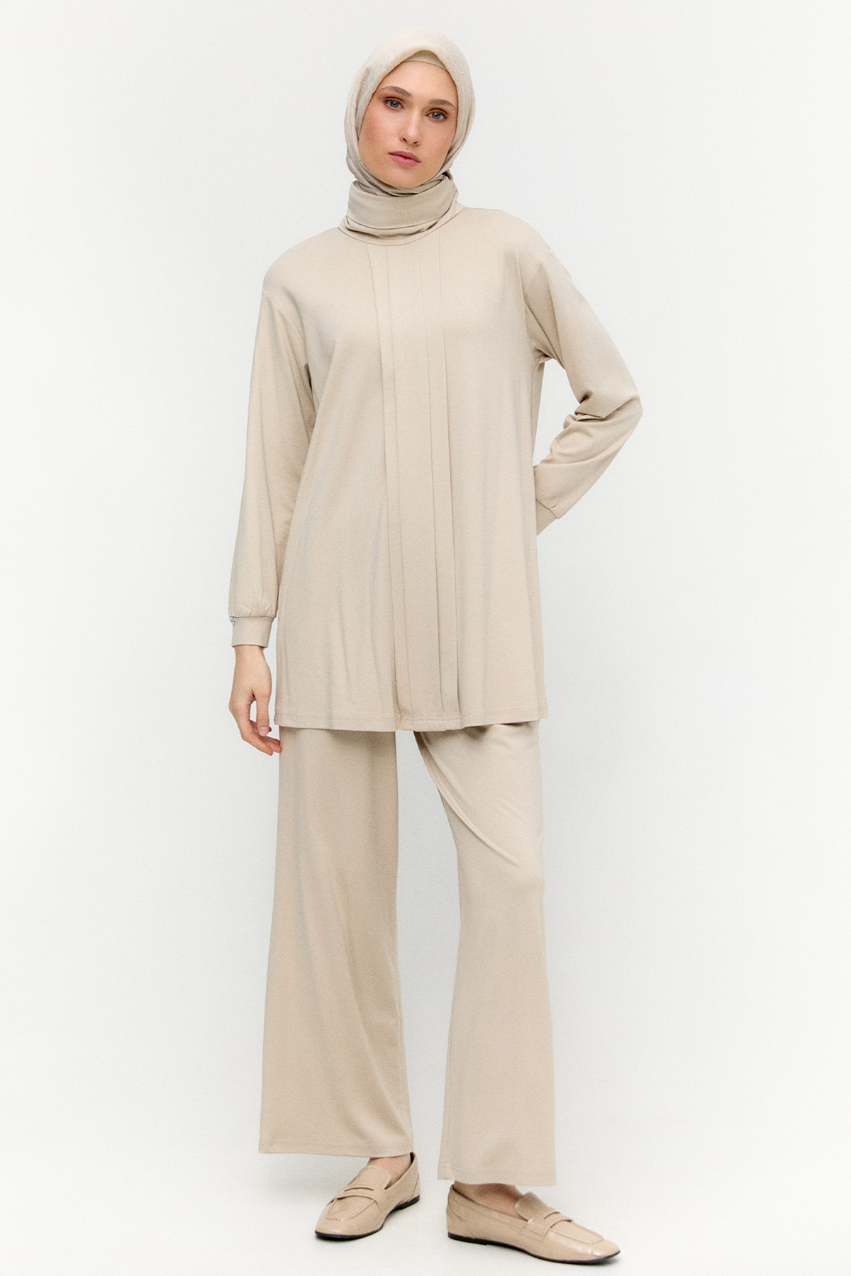 Pilikaşeli Modal İkili Takım, Tesettür Giyim