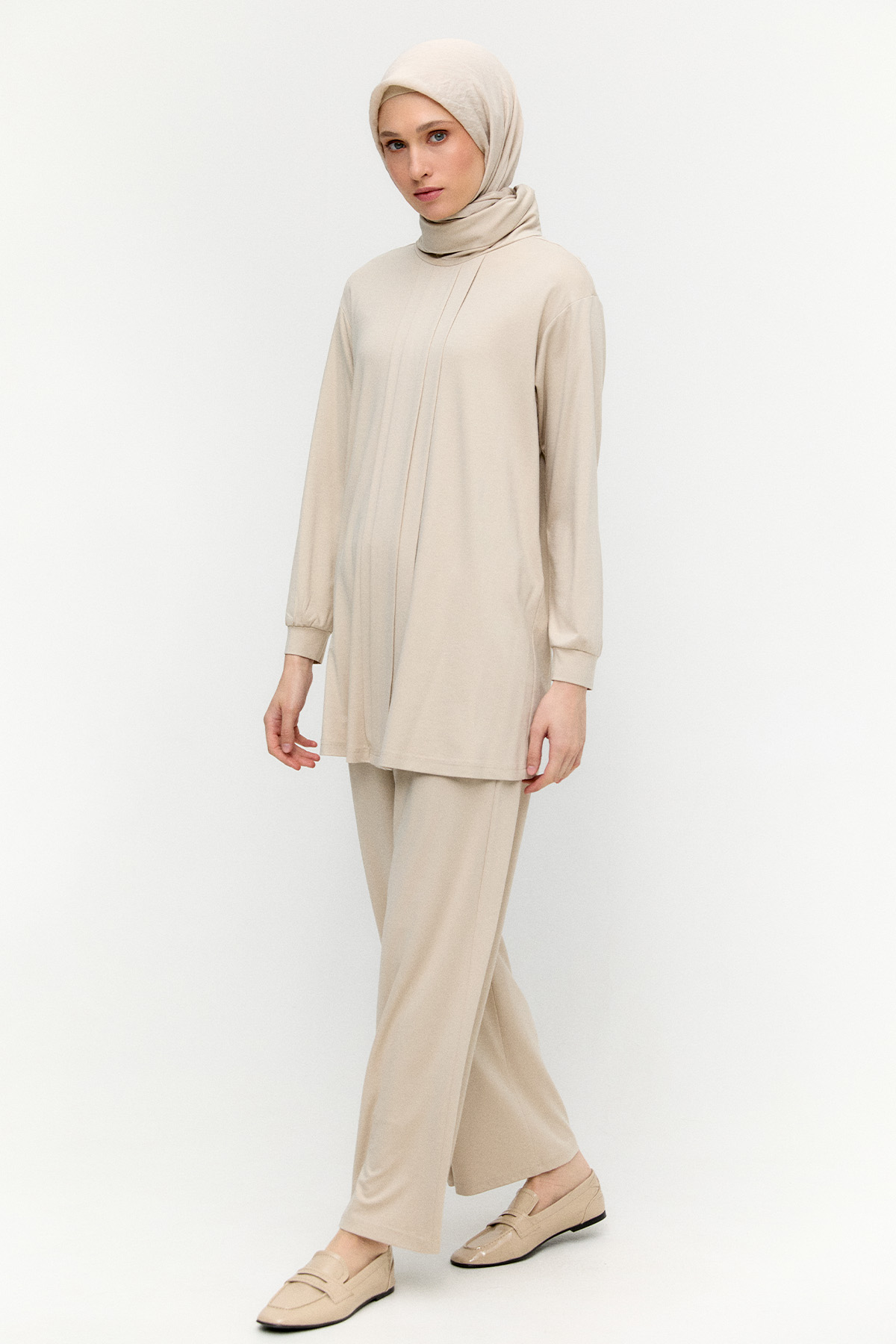 Pilikaşeli Modal İkili Takım, Tesettür Giyim