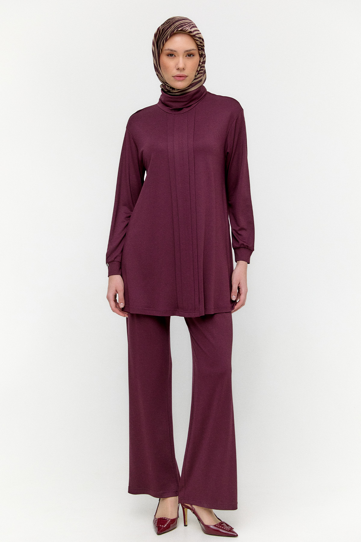 Pilikaşeli Modal İkili Takım, Tesettür Giyim