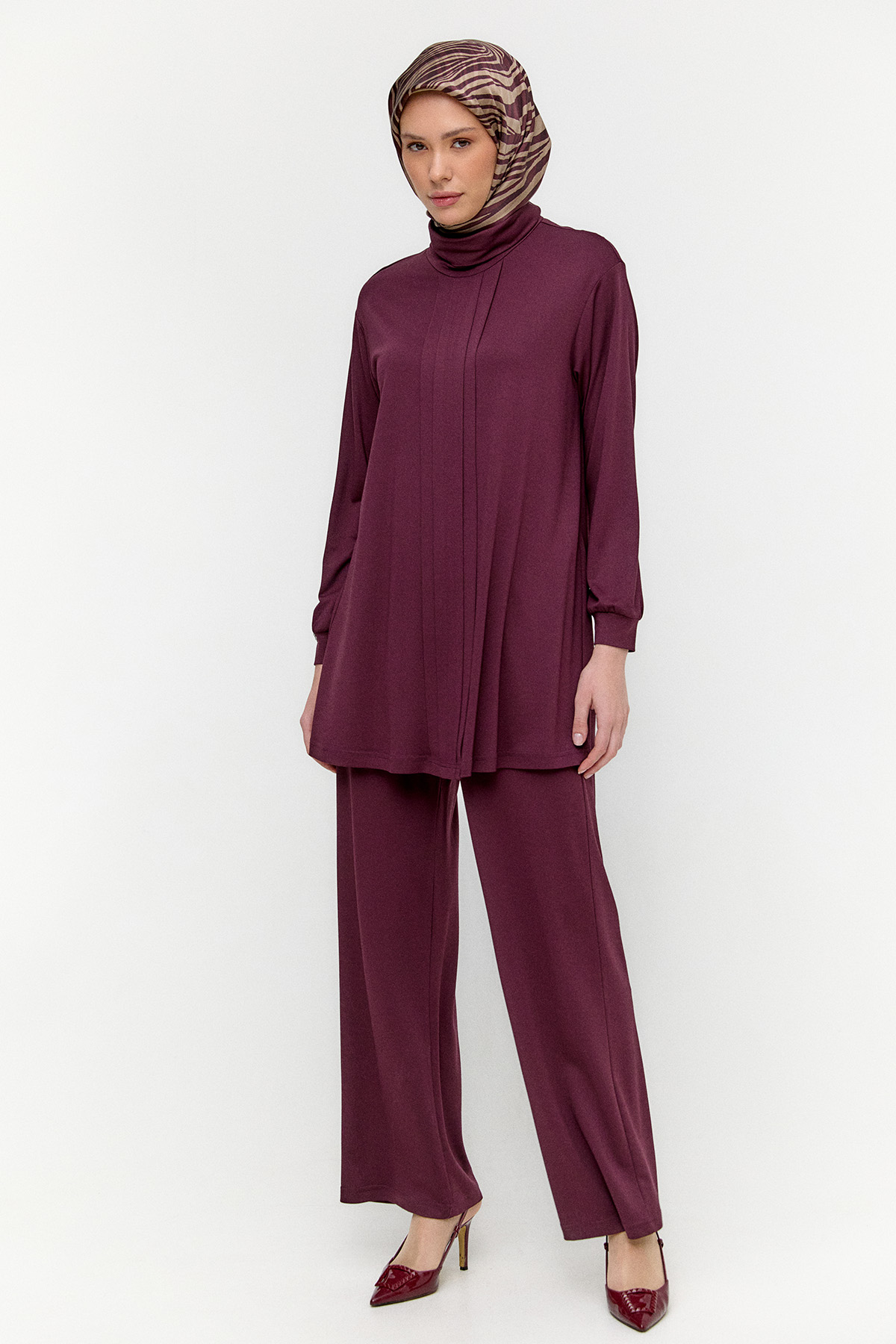 Pilikaşeli Modal İkili Takım, Tesettür Giyim