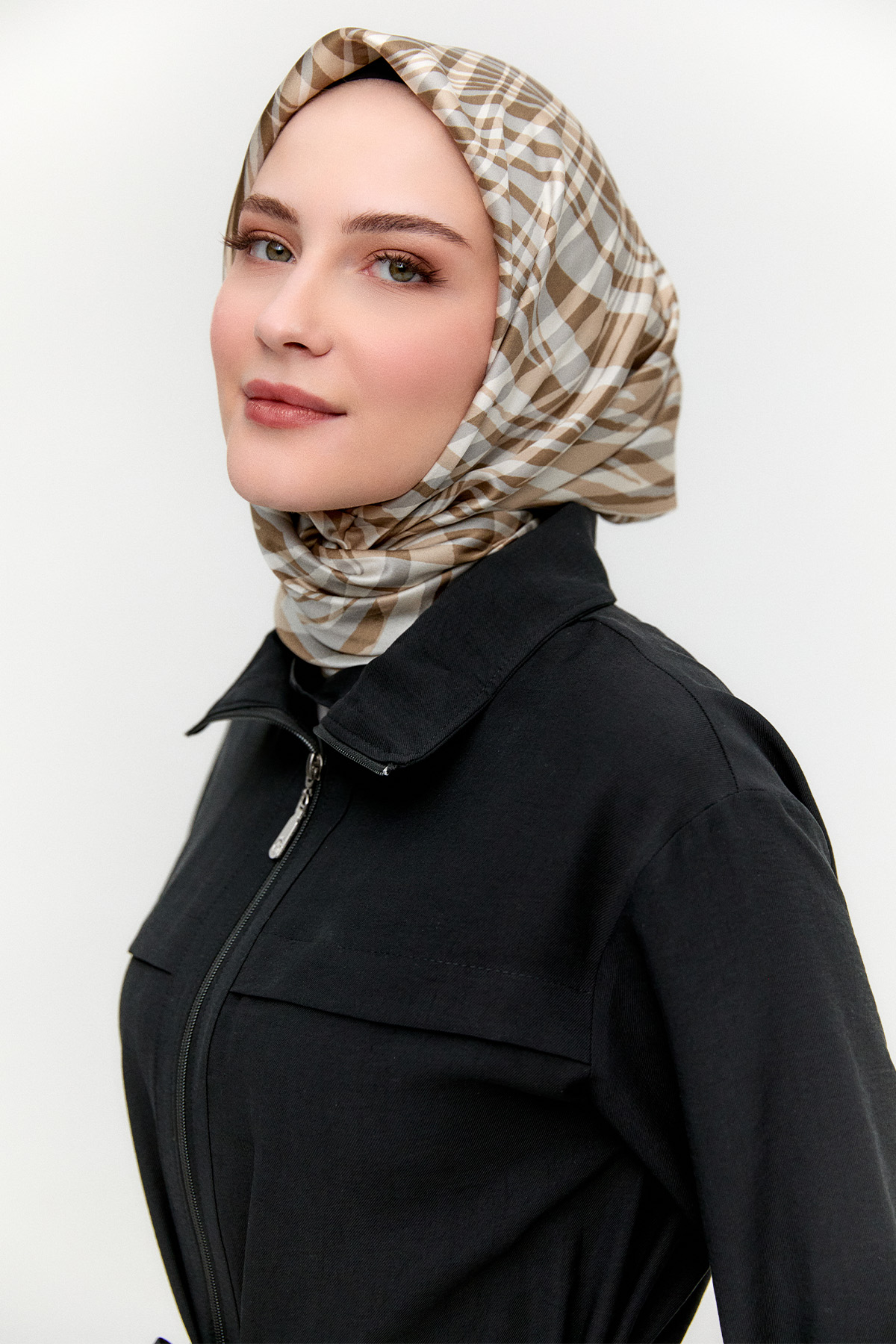 Kuşaklı Lyocell İkili Takım, Tesettür Giyim