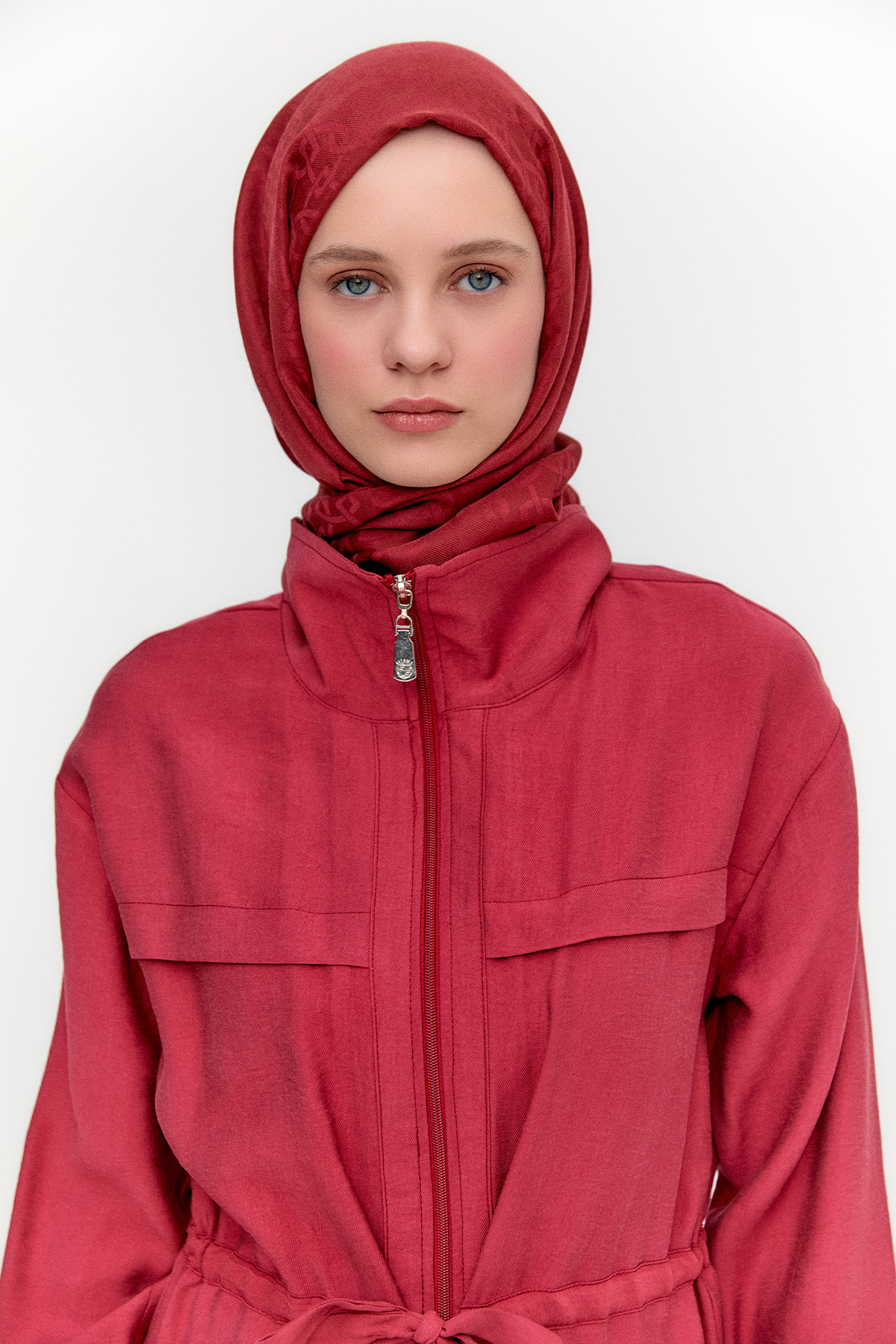 Kuşaklı Lyocell İkili Takım, Tesettür Giyim