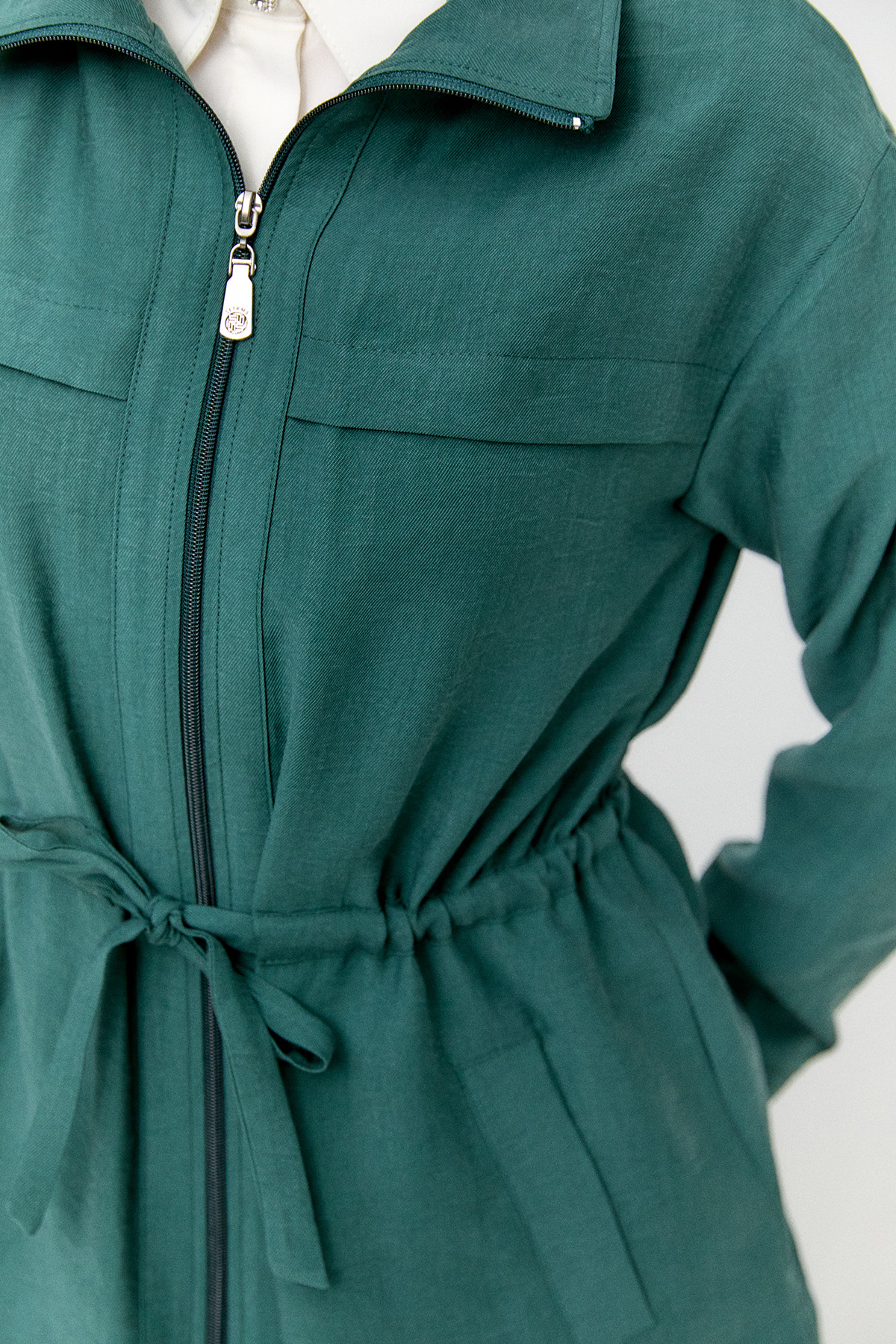 Kuşaklı Lyocell İkili Takım, Tesettür Giyim