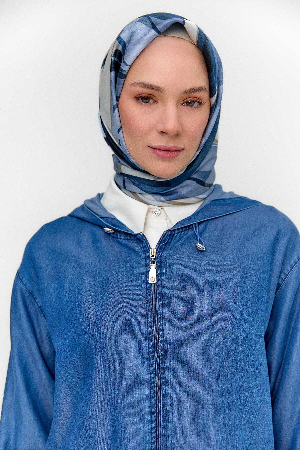 Fermuar Kapamalı Yazlık Takım, Tesettür Giyim