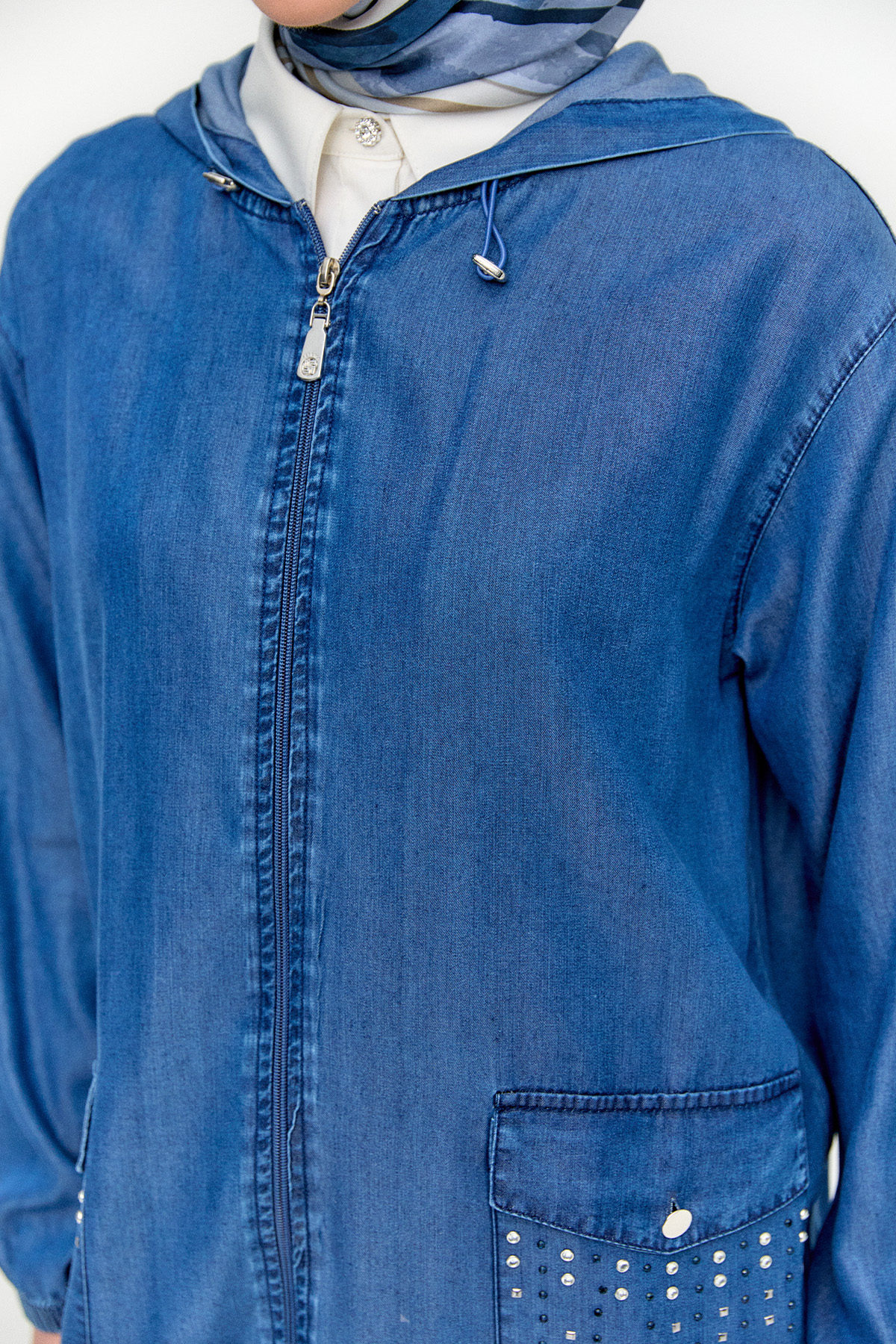 Fermuar Kapamalı Yazlık Takım, Tesettür Giyim