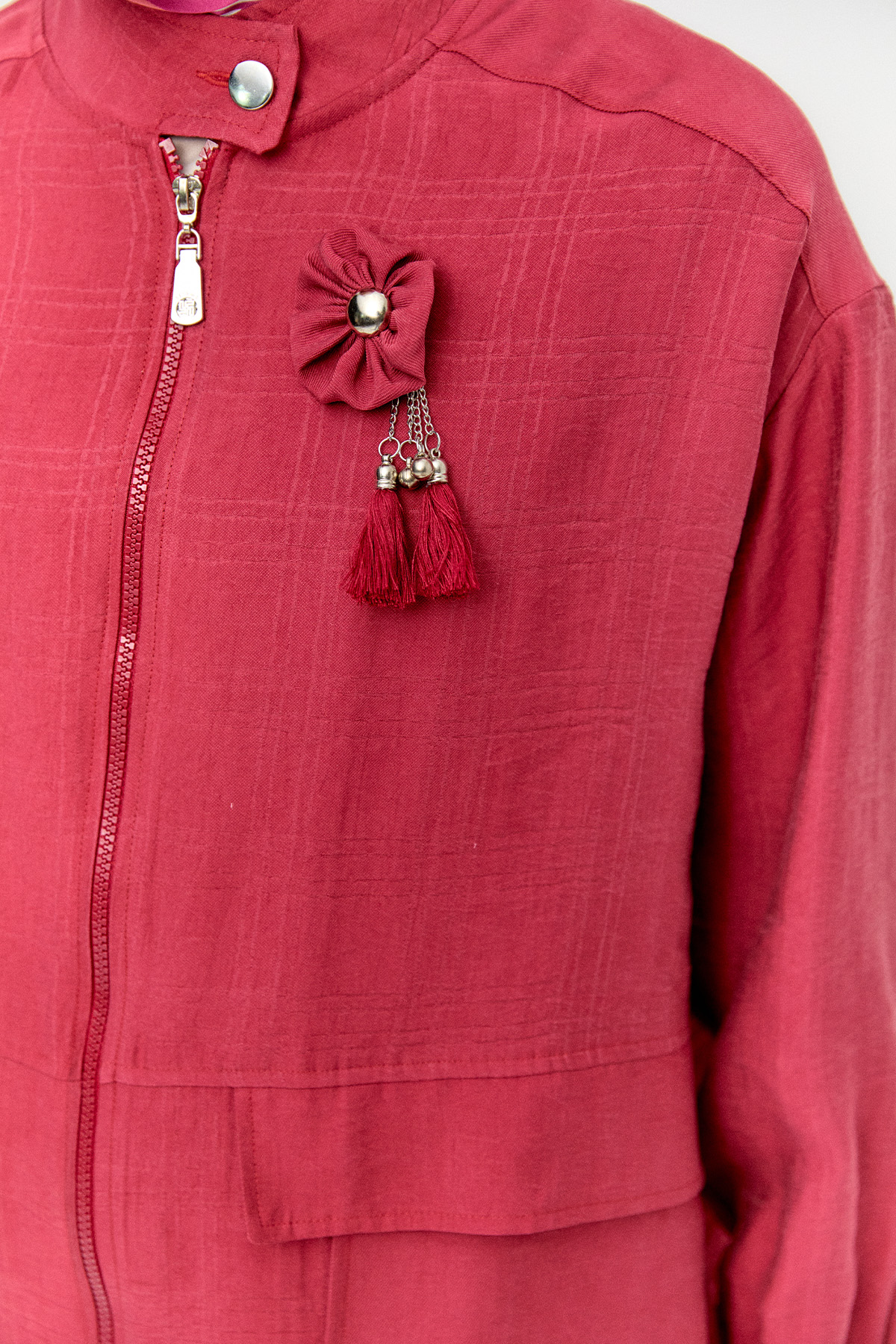 Çizgi Dokulu Oversize İkili Takım, Tesettür Giyim