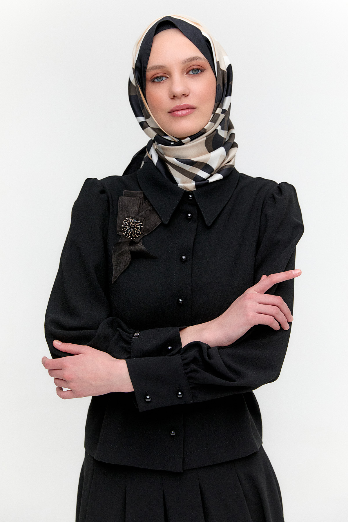 Kemerli İkili Davet Takım, Tesettür Giyim