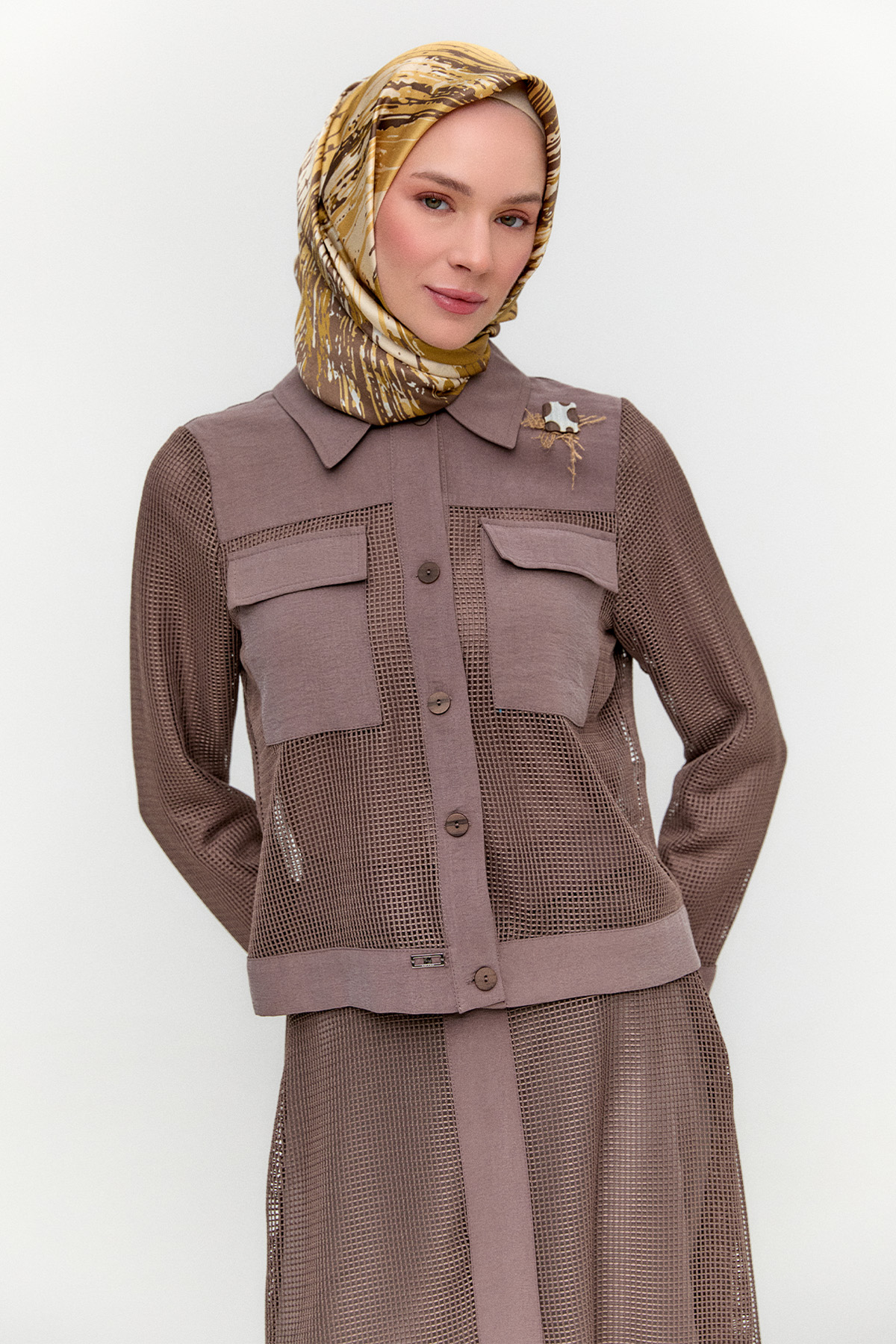 File Kombinli 3`Lü Takım, Tesettür Giyim