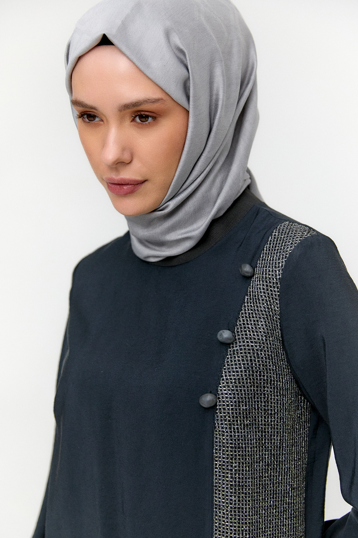 File Detaylı İkili Takım, Tesettür Giyim