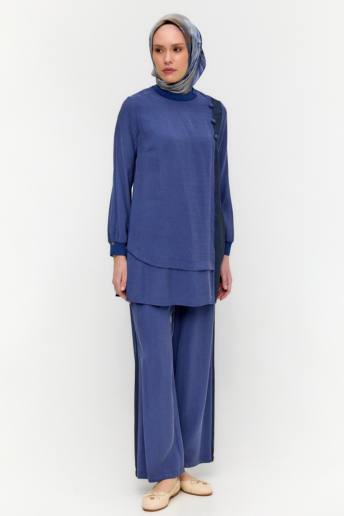 File Detaylı İkili Takım, Tesettür Giyim