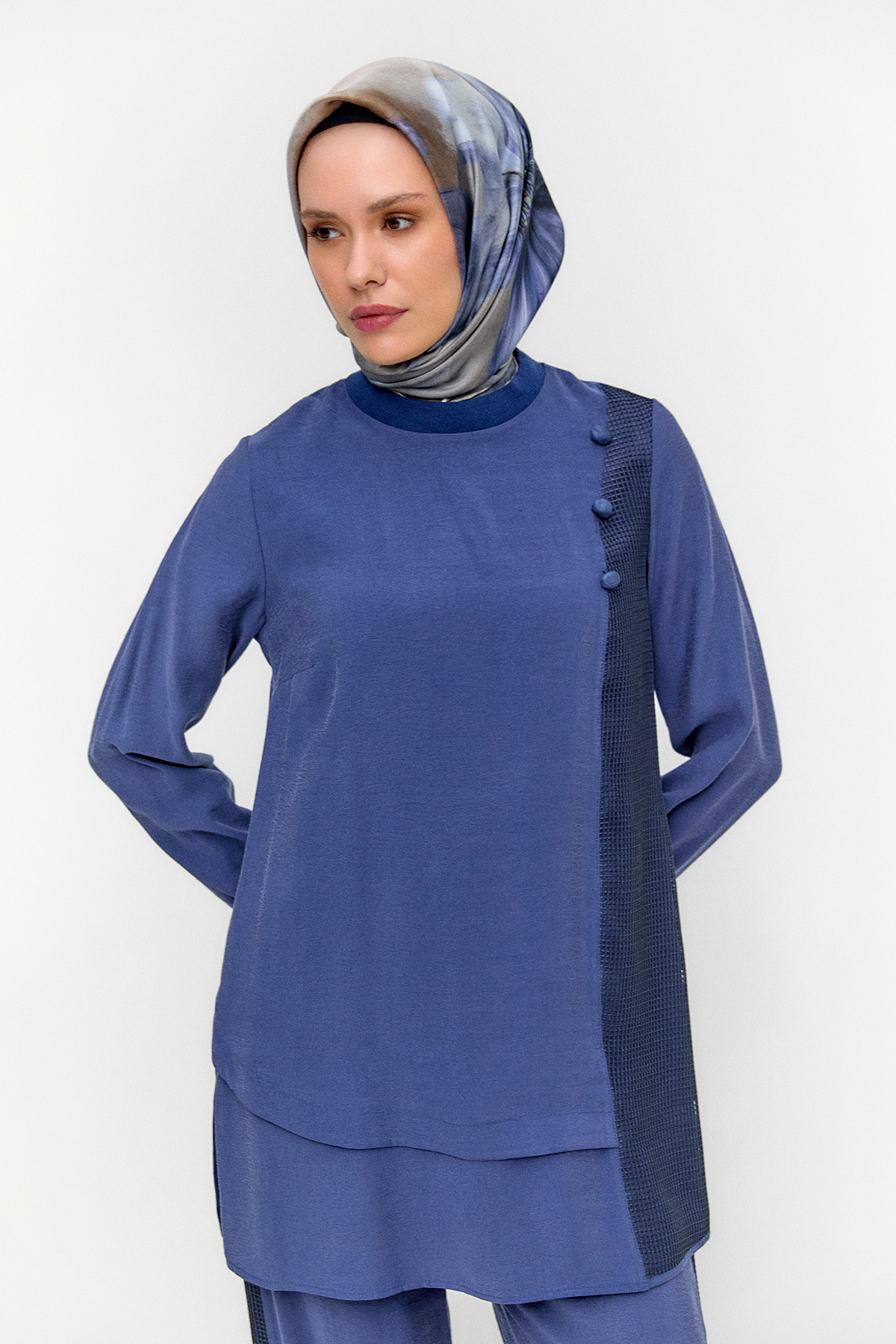 File Detaylı İkili Takım, Tesettür Giyim