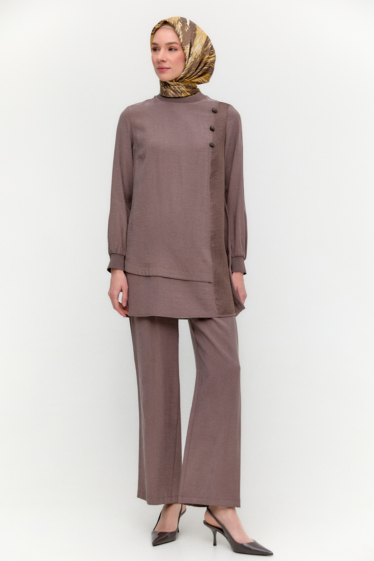 File Detaylı İkili Takım, Tesettür Giyim