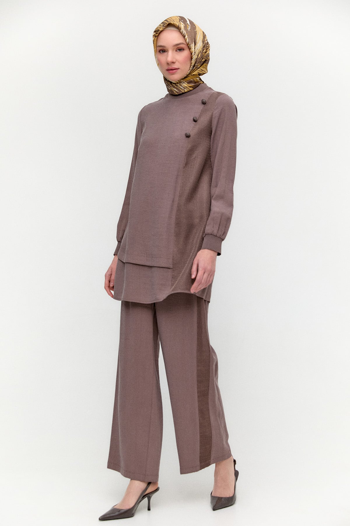 File Detaylı İkili Takım, Tesettür Giyim