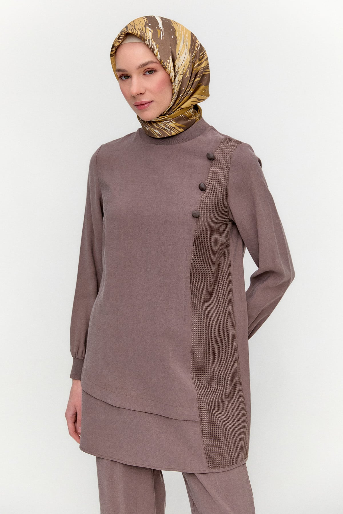 File Detaylı İkili Takım, Tesettür Giyim