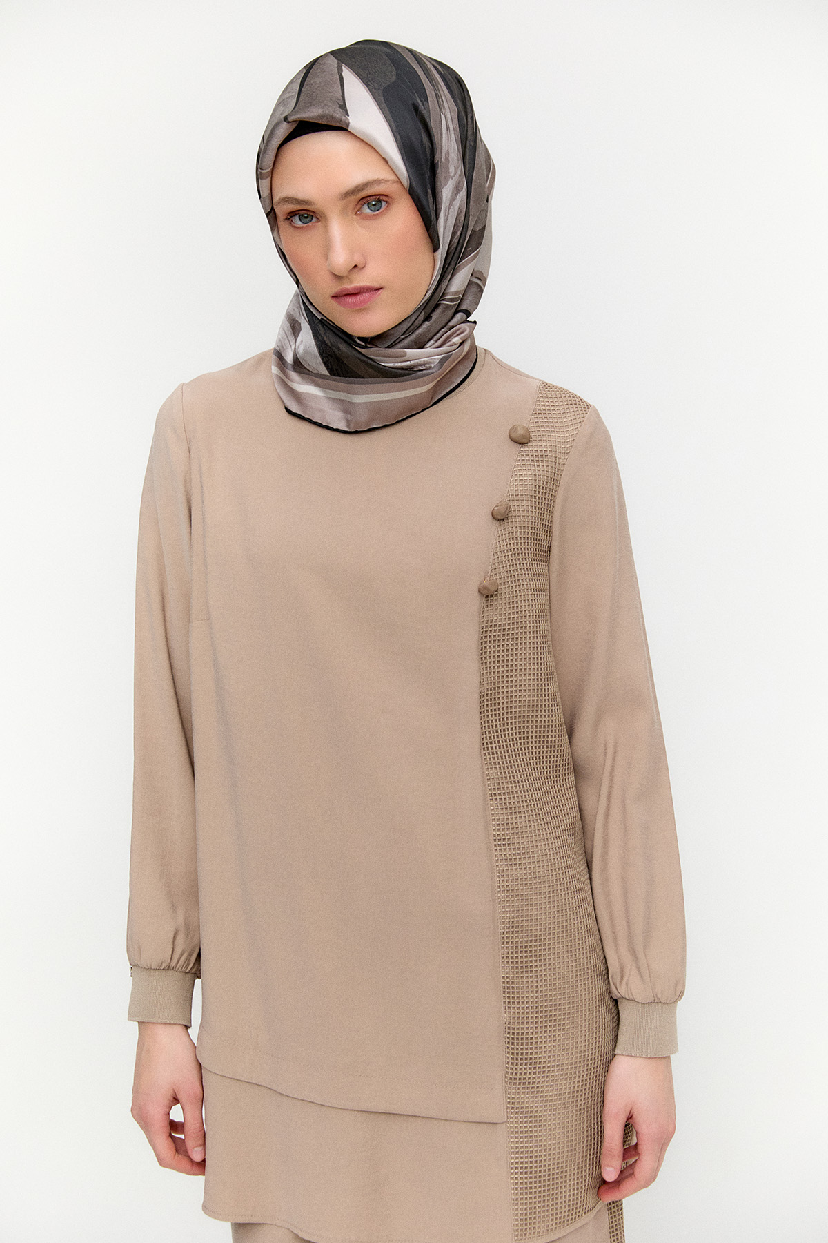 File Detaylı İkili Takım, Tesettür Giyim