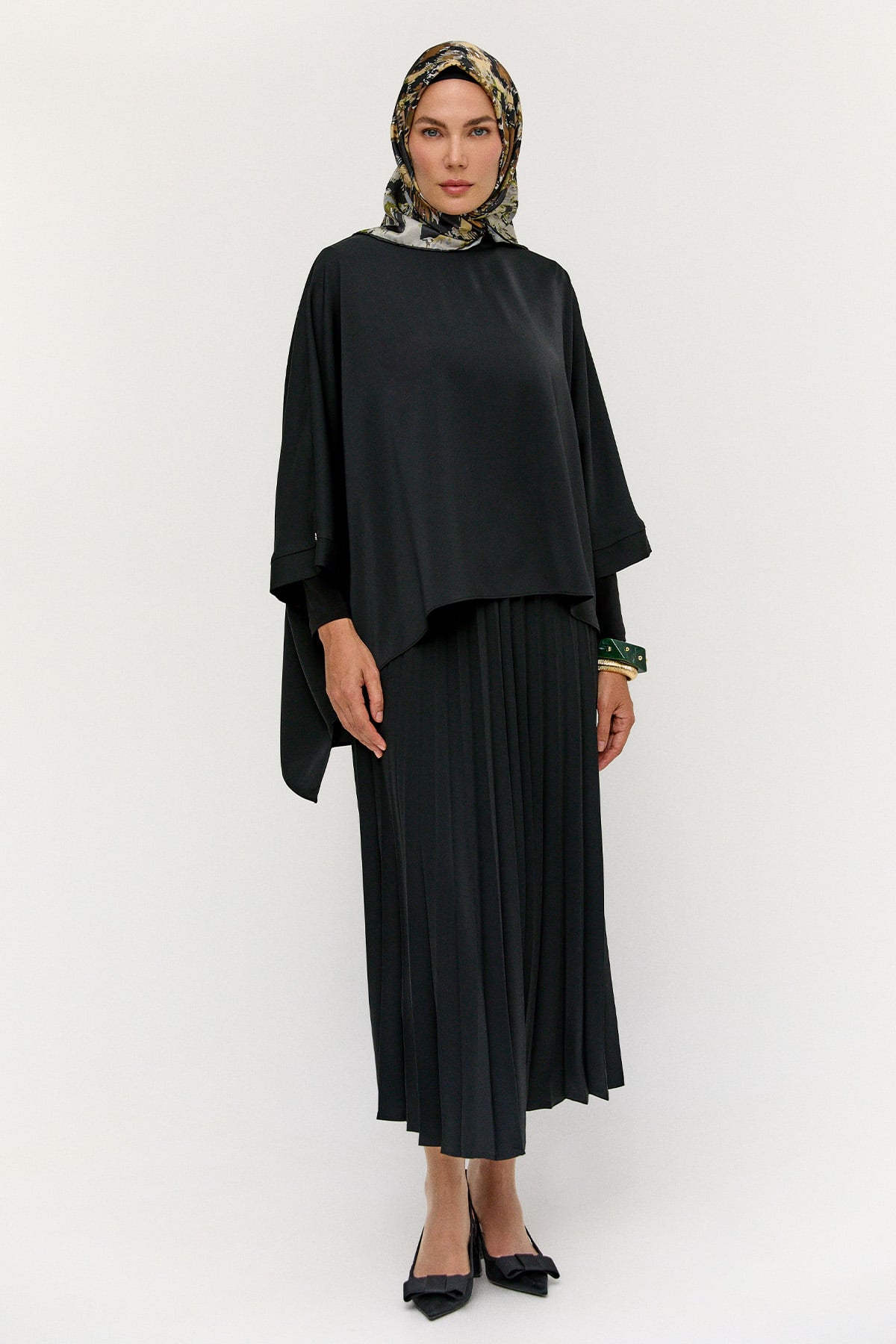 Piliseli Oversize İkili Takım, Tesettür Giyim