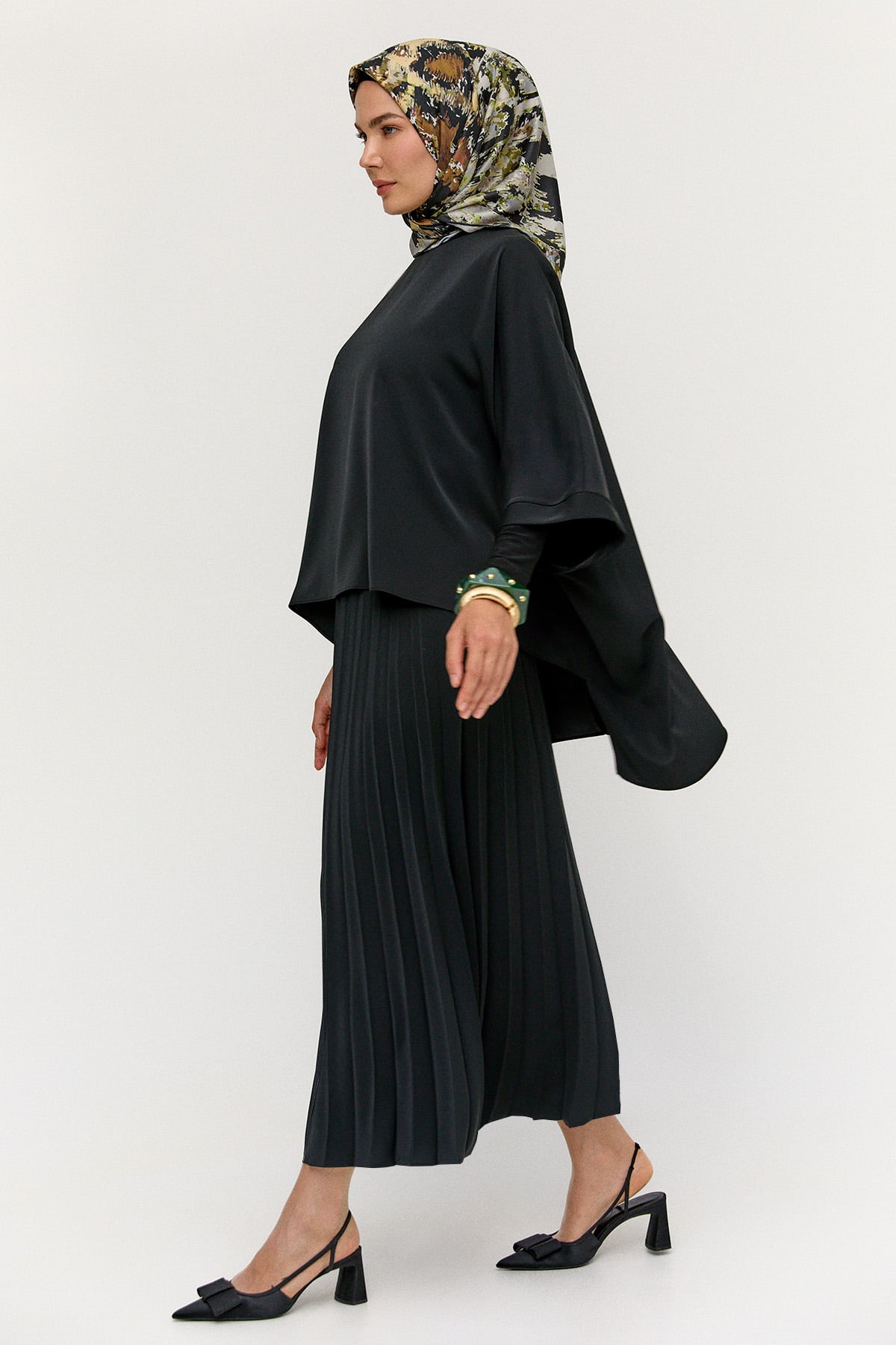 Piliseli Oversize İkili Takım, Tesettür Giyim