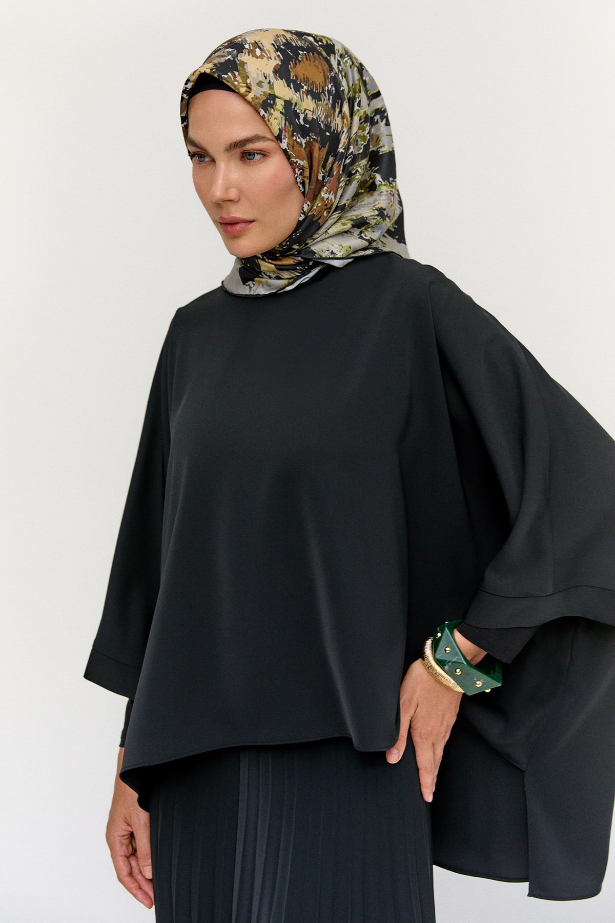 Piliseli Oversize İkili Takım, Tesettür Giyim