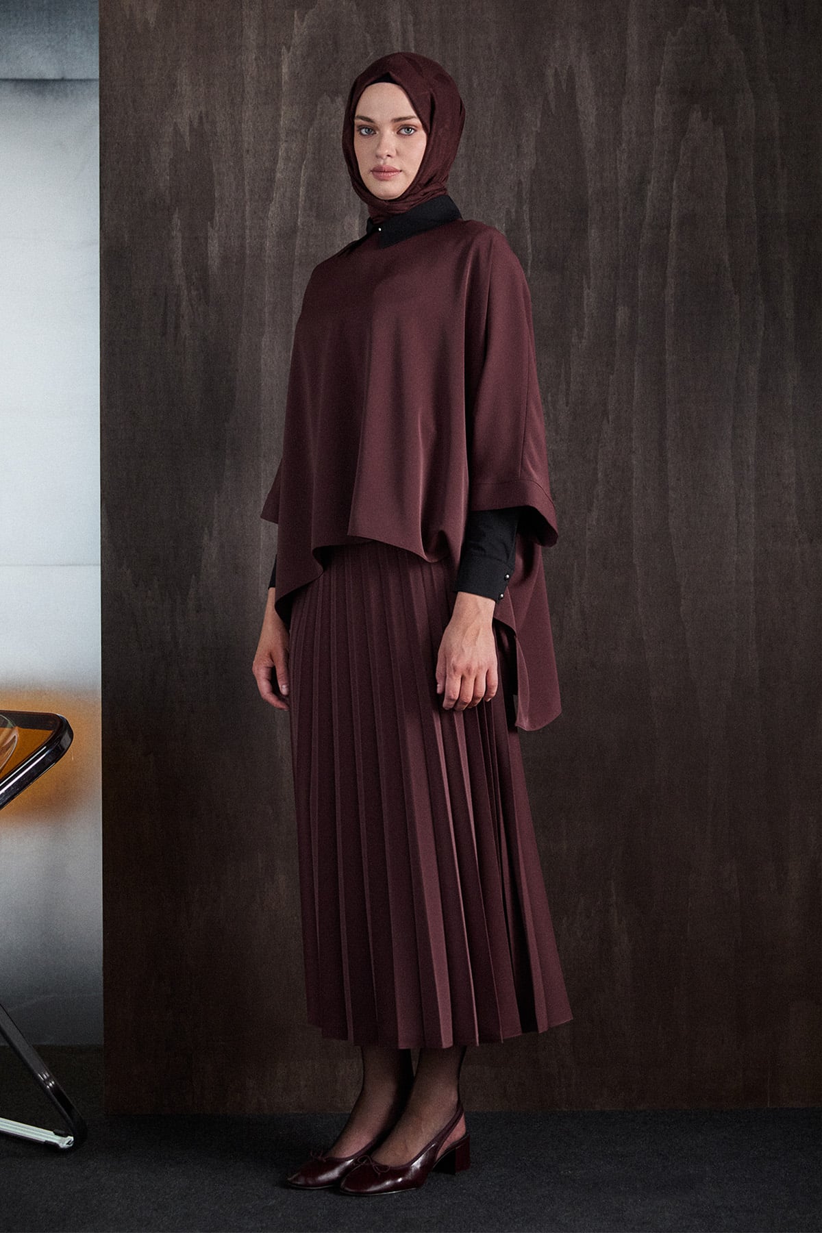 Piliseli Oversize İkili Takım, Tesettür Giyim