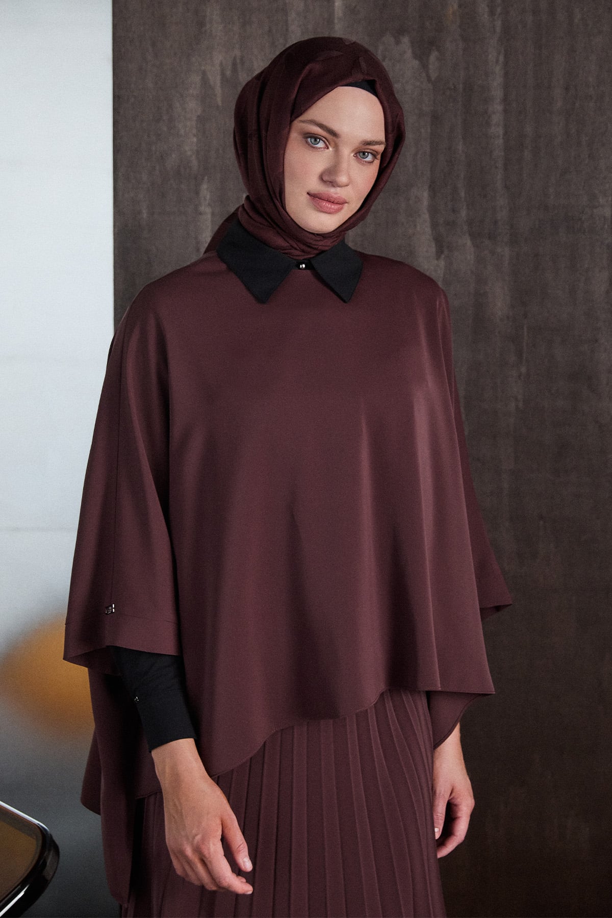 Piliseli Oversize İkili Takım, Tesettür Giyim