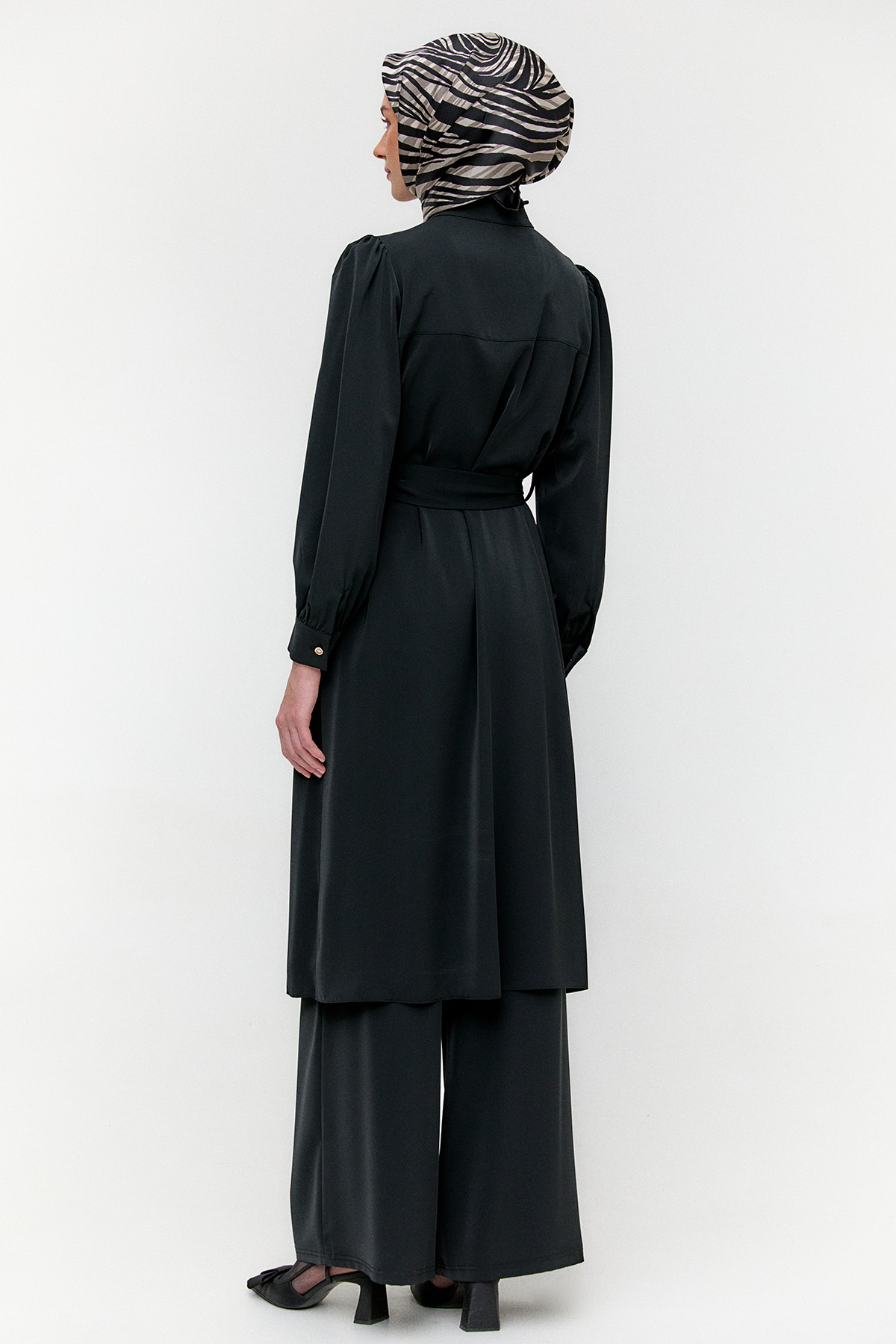 Kuşaklı İkili Takım, Tesettür Giyim