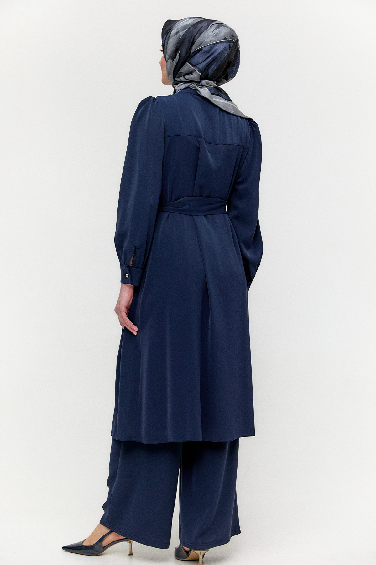 Kuşaklı İkili Takım, Tesettür Giyim