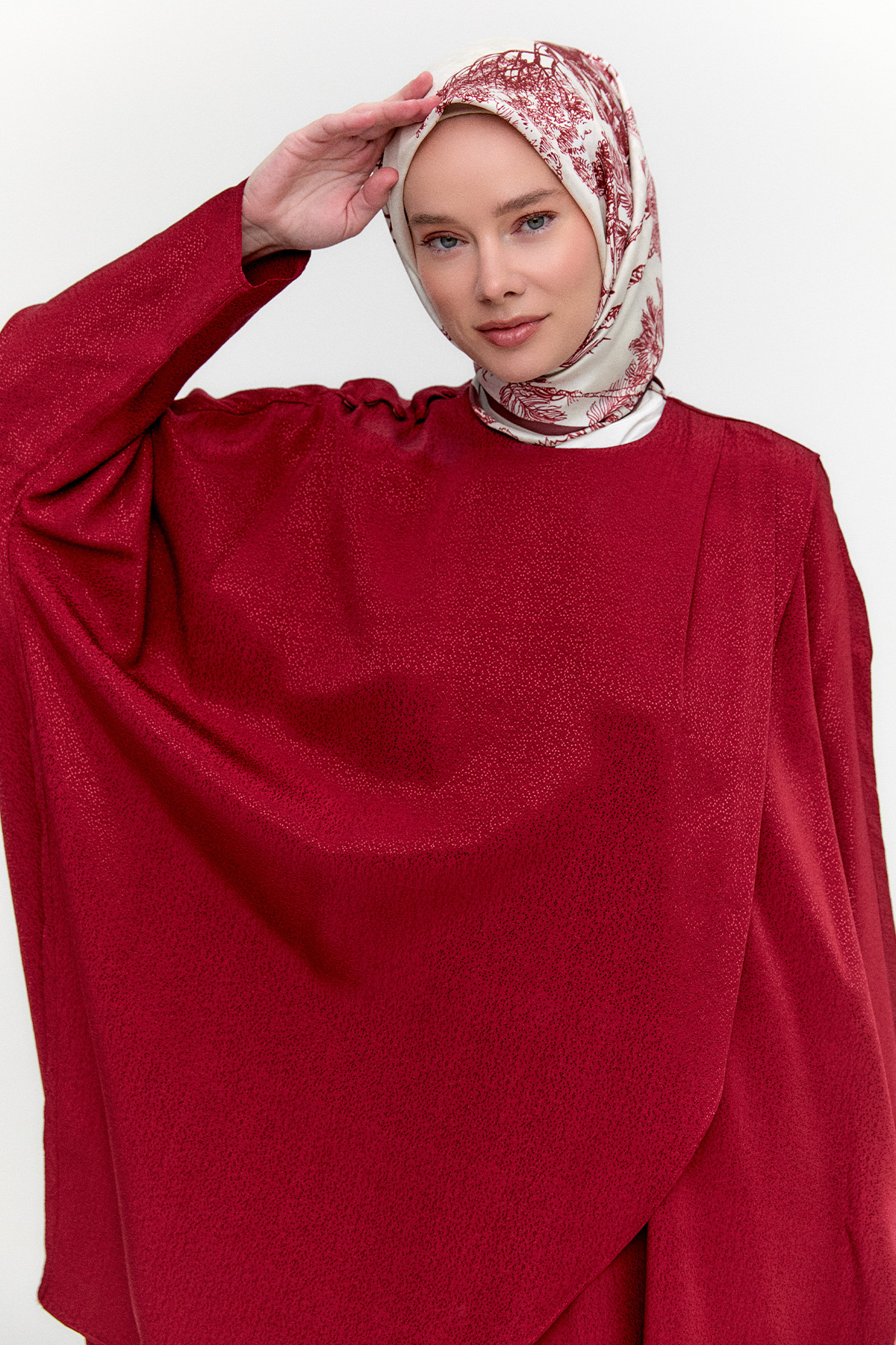 Dokulu Oversize İkili Takım, Tesettür Giyim