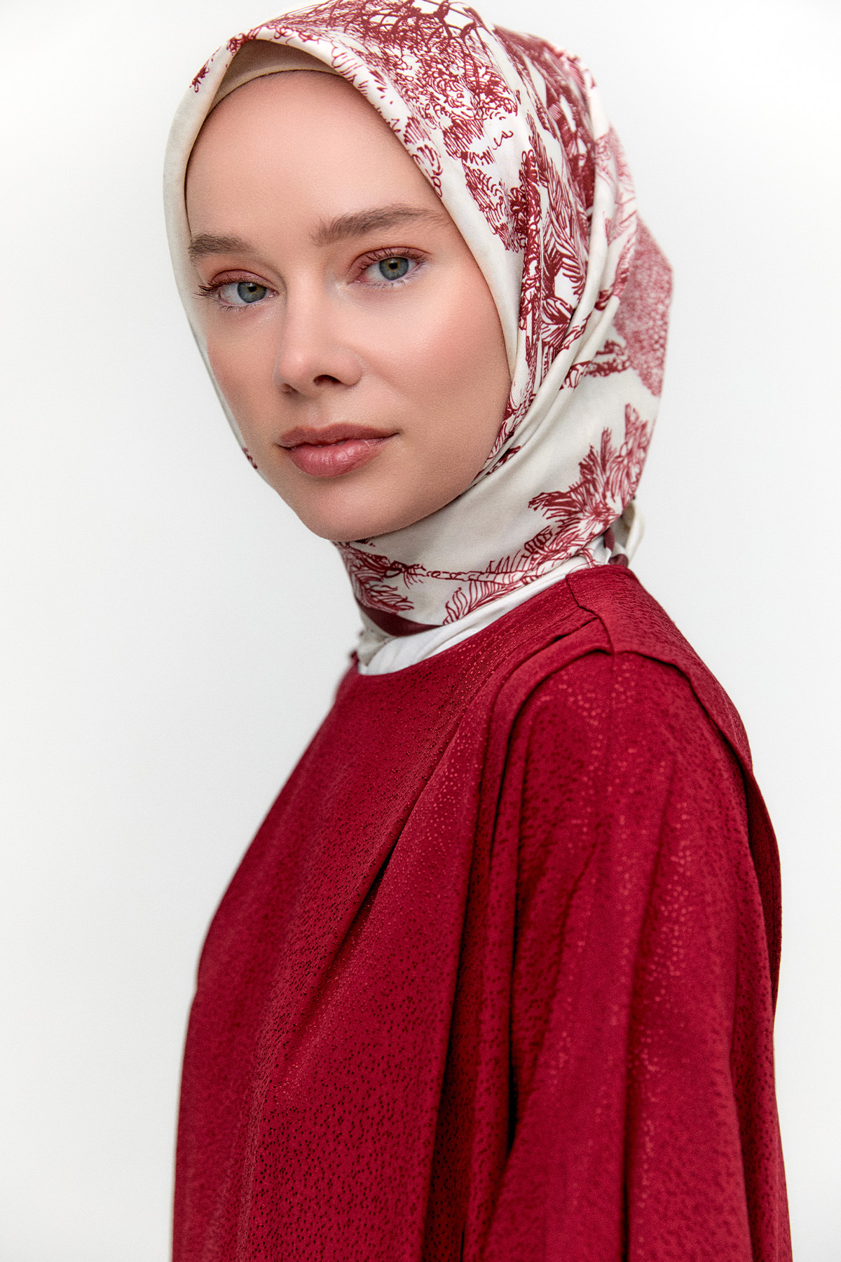 Dokulu Oversize İkili Takım, Tesettür Giyim