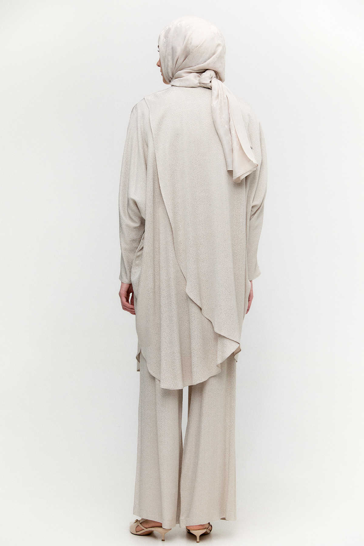 Dokulu Oversize İkili Takım, Tesettür Giyim