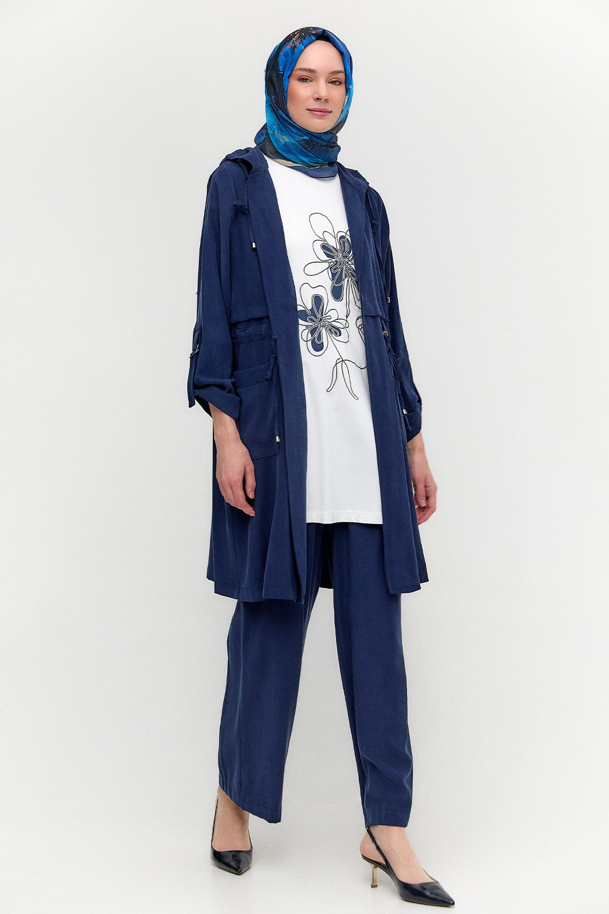 LUTZ HUELLE スパークルベスト 36 ネイビー Lyocell 3`lü Takım LACİVERT 2627262 I SETRMS