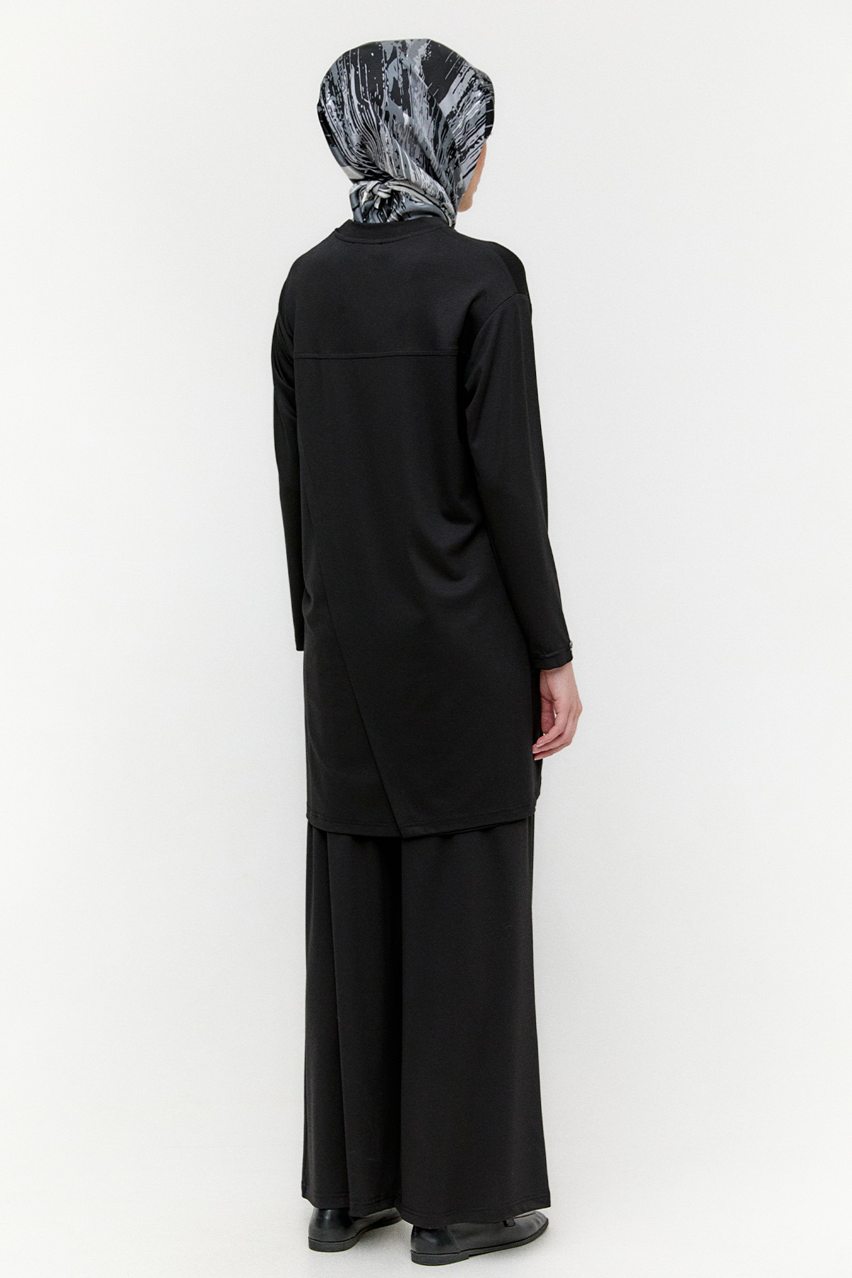 Büzgü Detaylı Modal İkili Takım, Tesettür Giyim