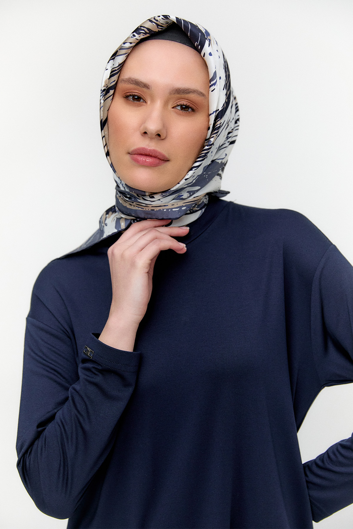 Büzgü Detaylı Modal İkili Takım, Tesettür Giyim