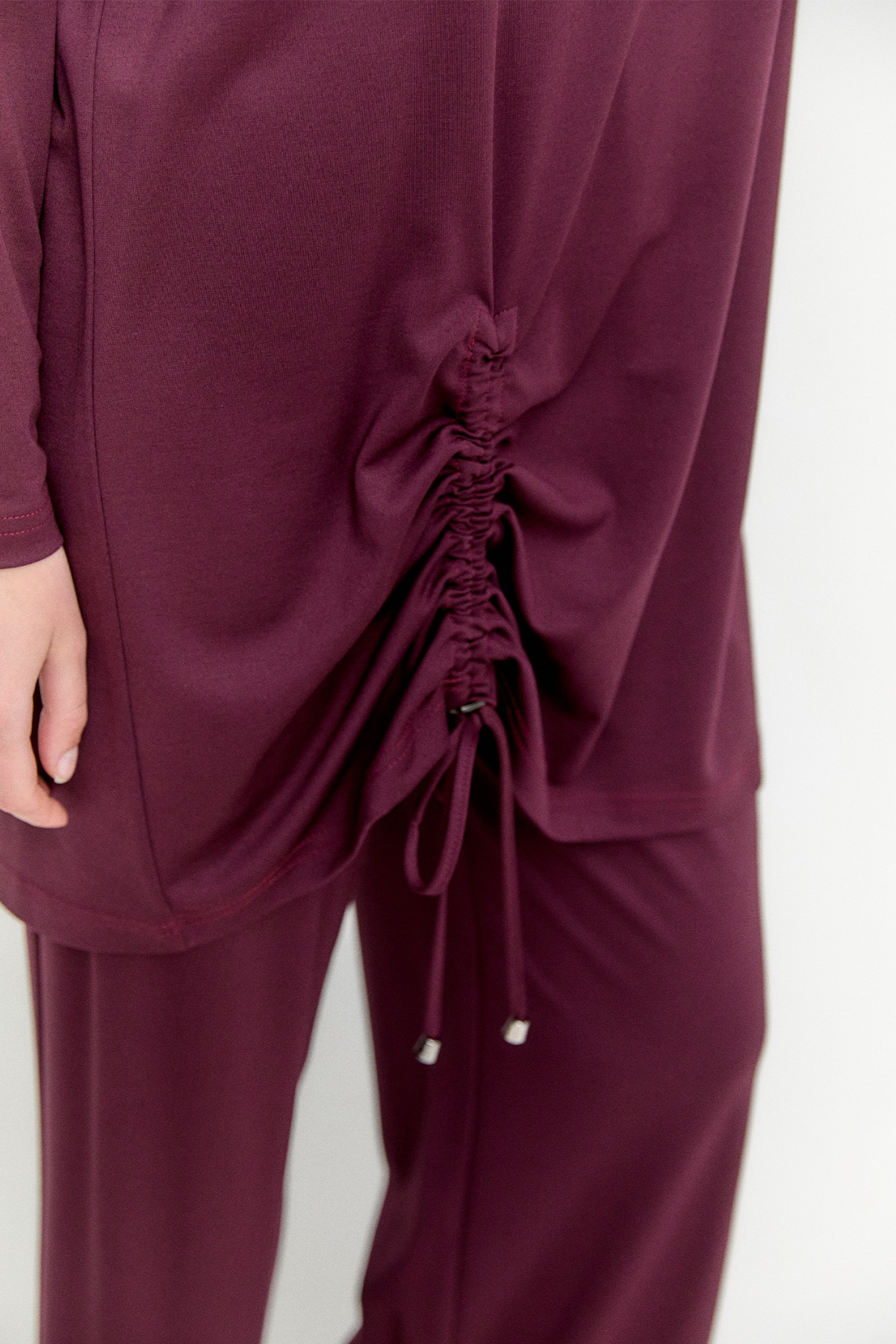 Büzgü Detaylı Modal İkili Takım, Tesettür Giyim