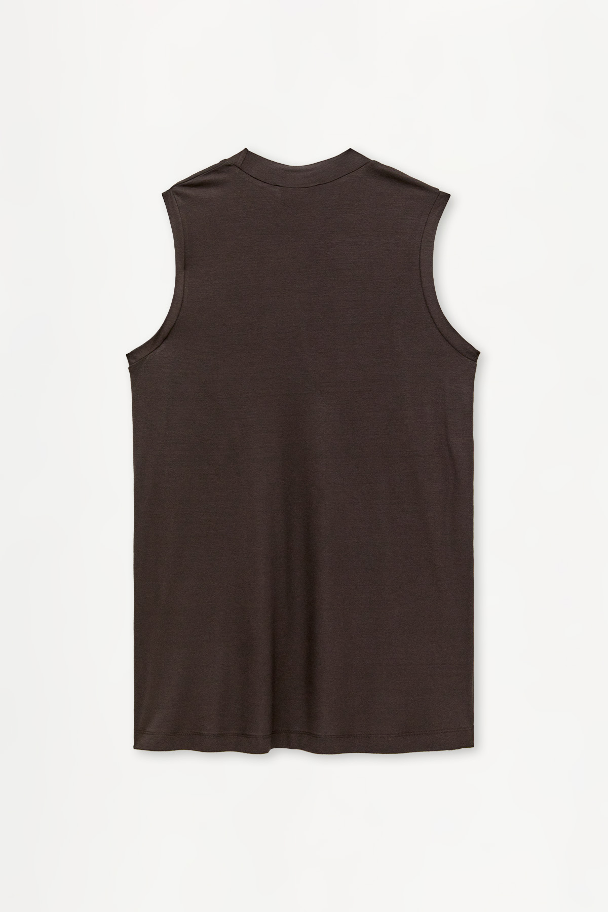 Sıfır Kollu Şifonlu Basic Tunik, Tesettür Giyim